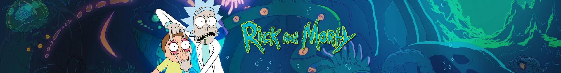 Rick and Morty t-shirts banner