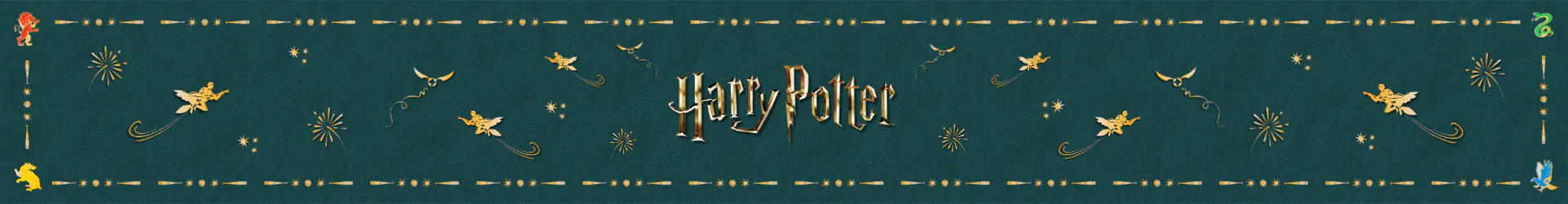 Harry Potter pillows banner