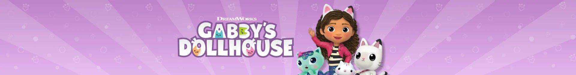 Gabbys Dollhouse pajamas banner
