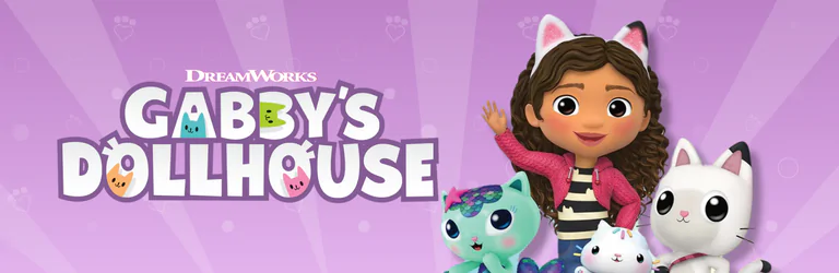 Gabbys Dollhouse games banner mobil