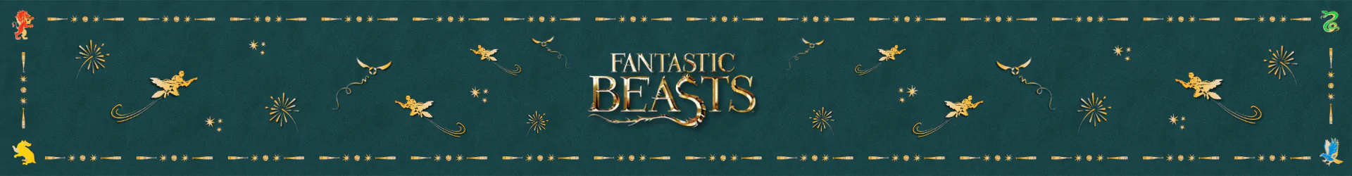 Fantastic Beasts and Where to Find Them stationeries  banner