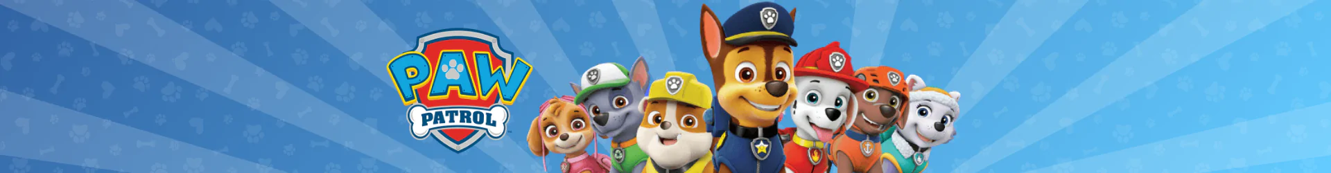 PAW Patrol products banner