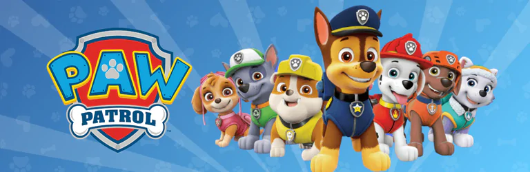 PAW Patrol clocks banner mobil