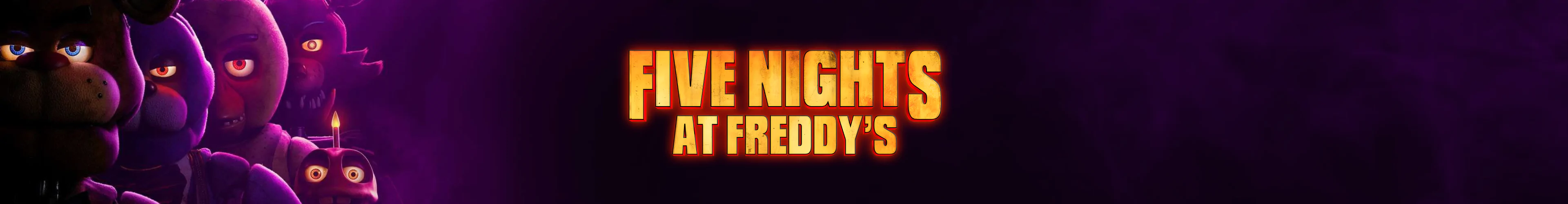 Five Nights at Freddy's plushes banner
