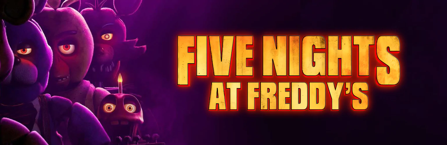 Five Nights at Freddy's figures banner mobil