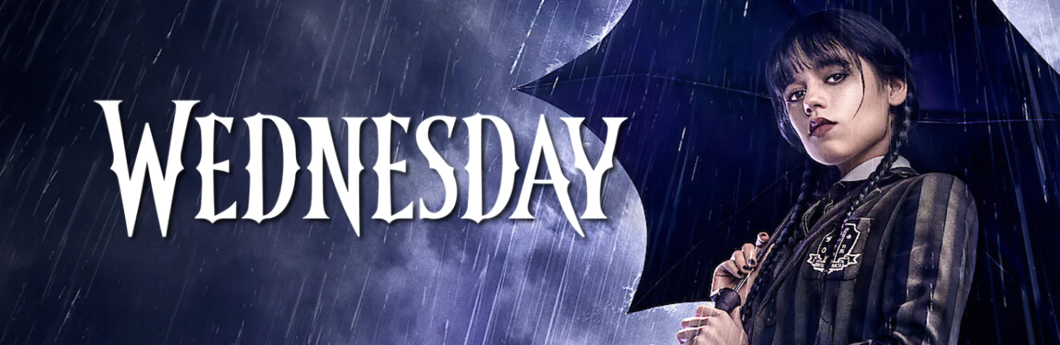 Wednesday umbrellas banner mobil