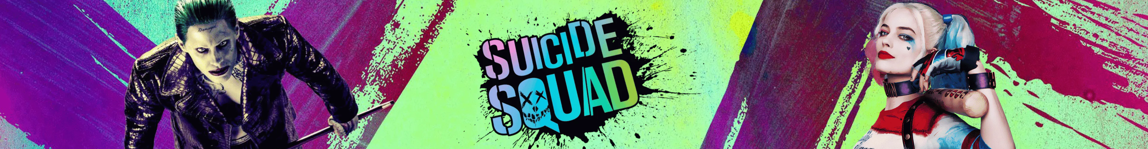 Suicide Squad figures banner