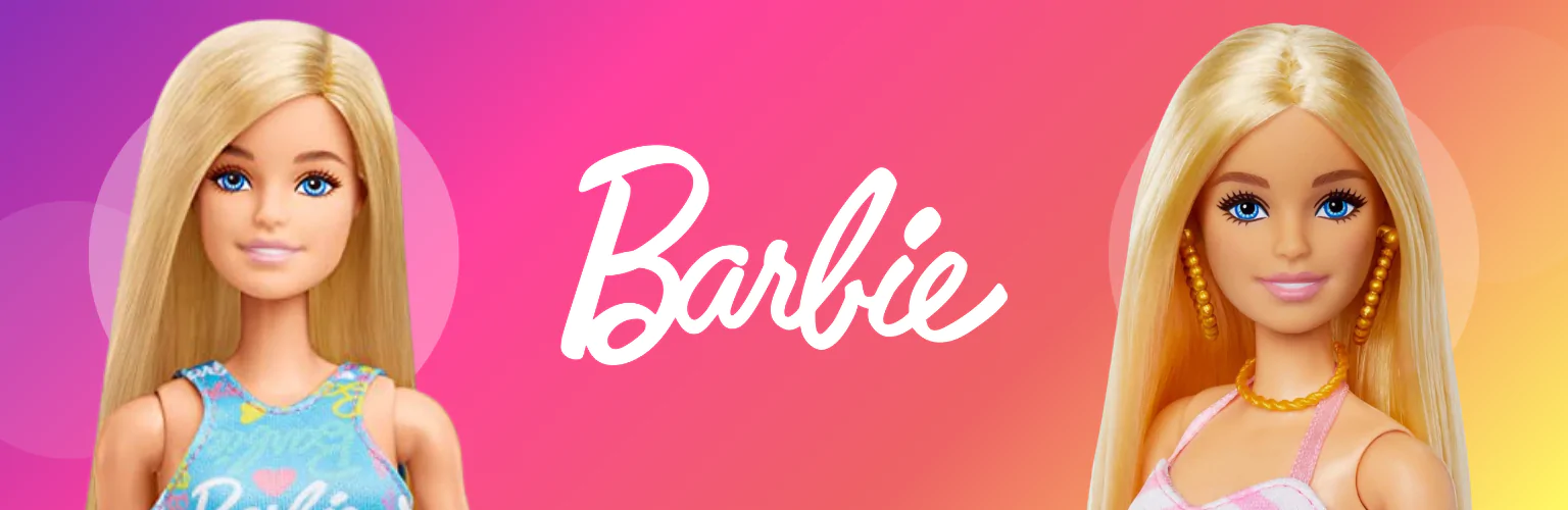 Barbie pins banner mobil