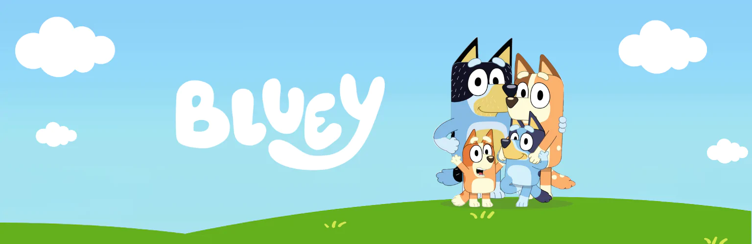 Bluey puzzles banner mobil