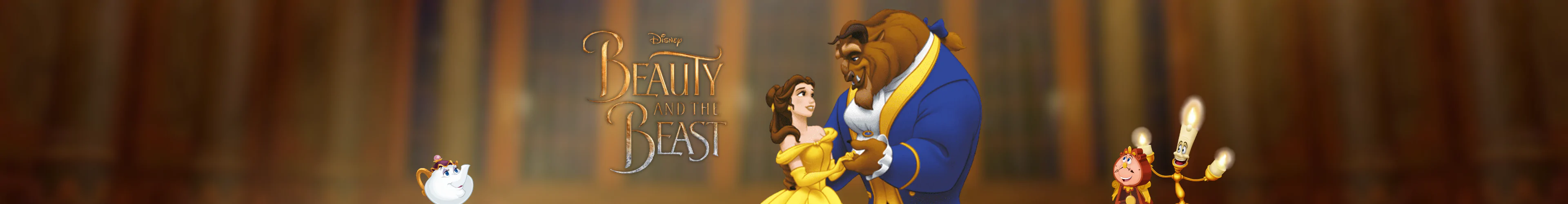 Beauty and the Beast hair accessories banner