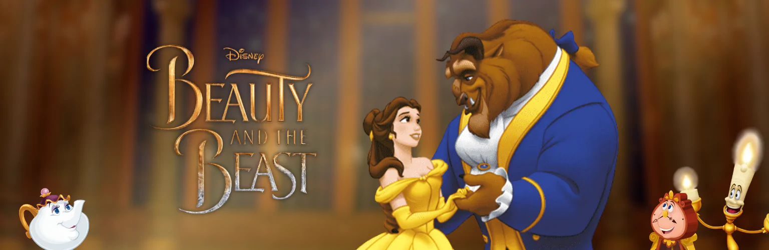 Beauty and the Beast doormats banner mobil