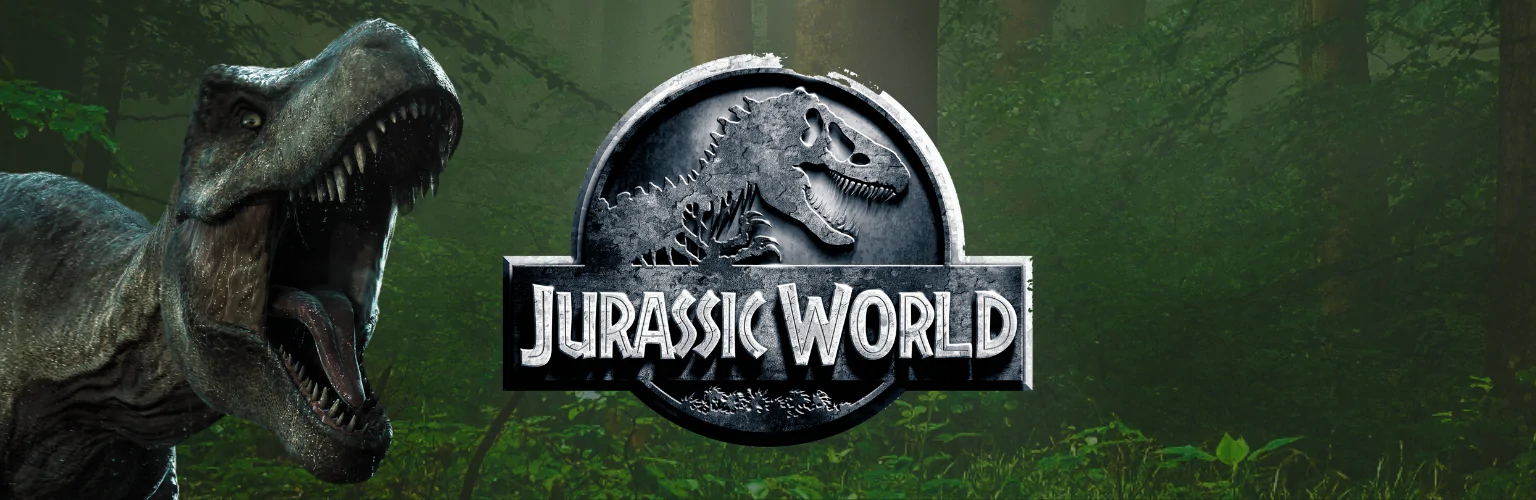 Jurassic World keychain banner mobil