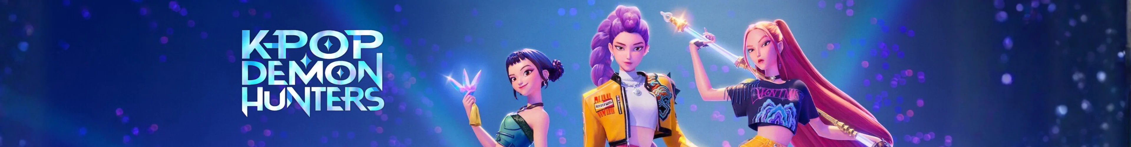 KPop Demon Hunters figures banner