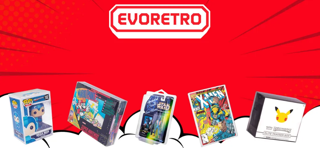 Evoretro protectors, protective cases banner