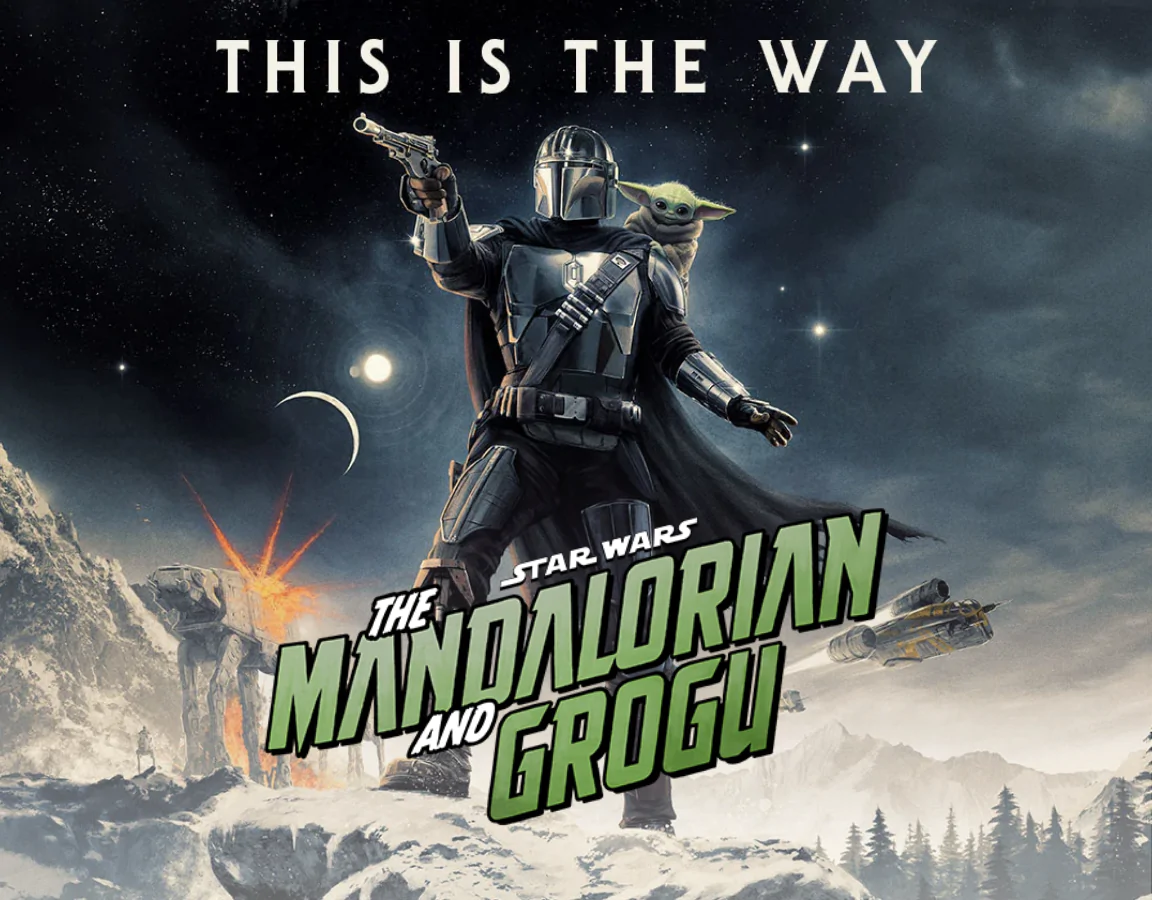 The Mandalorian products banner