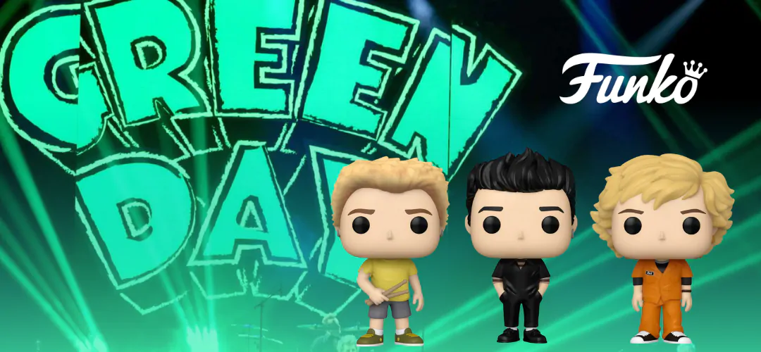 New Green Day Funko Pop! figures have arrived! banner