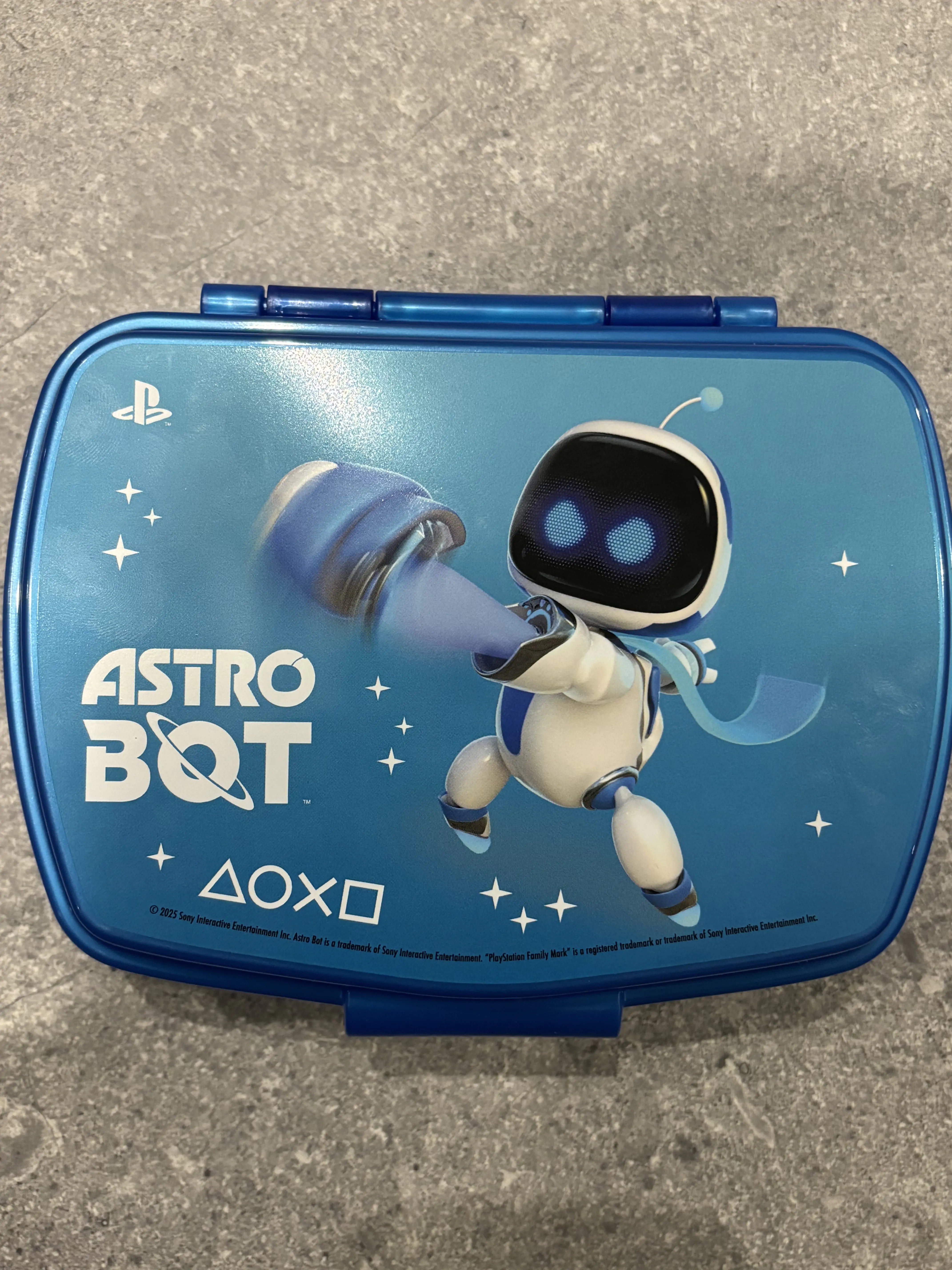 Playstation Astro Bot funny plastic sandwich box product photo