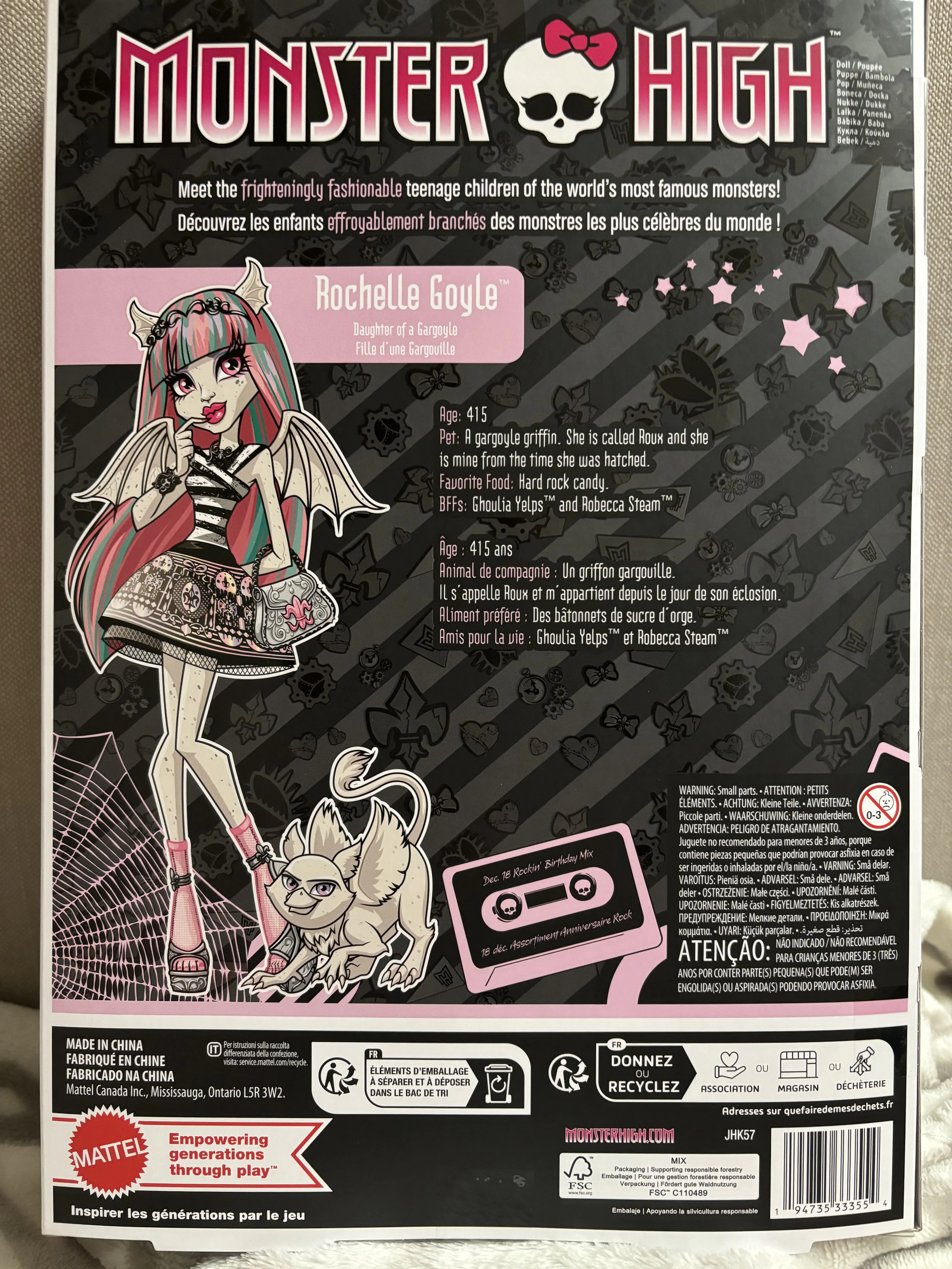 Monster High Collector Doll Rochelle Goyle product photo