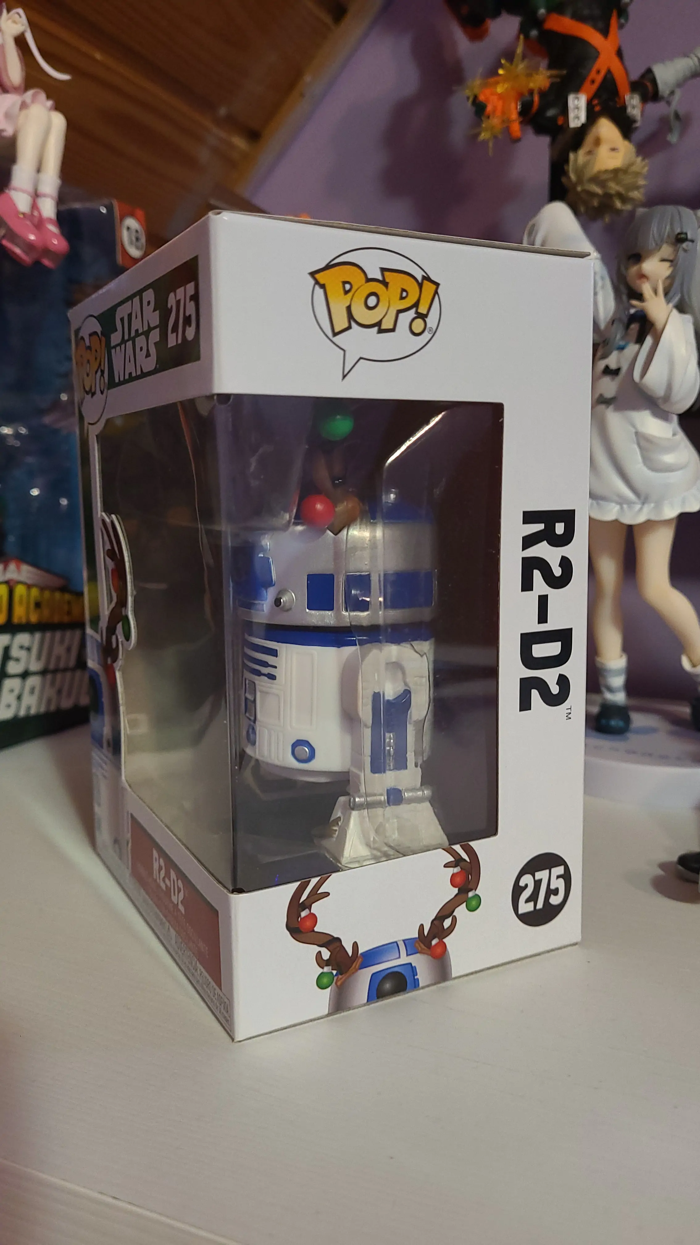 POP figure Star Wars Holiday R2-D2 with Antlers product photo
