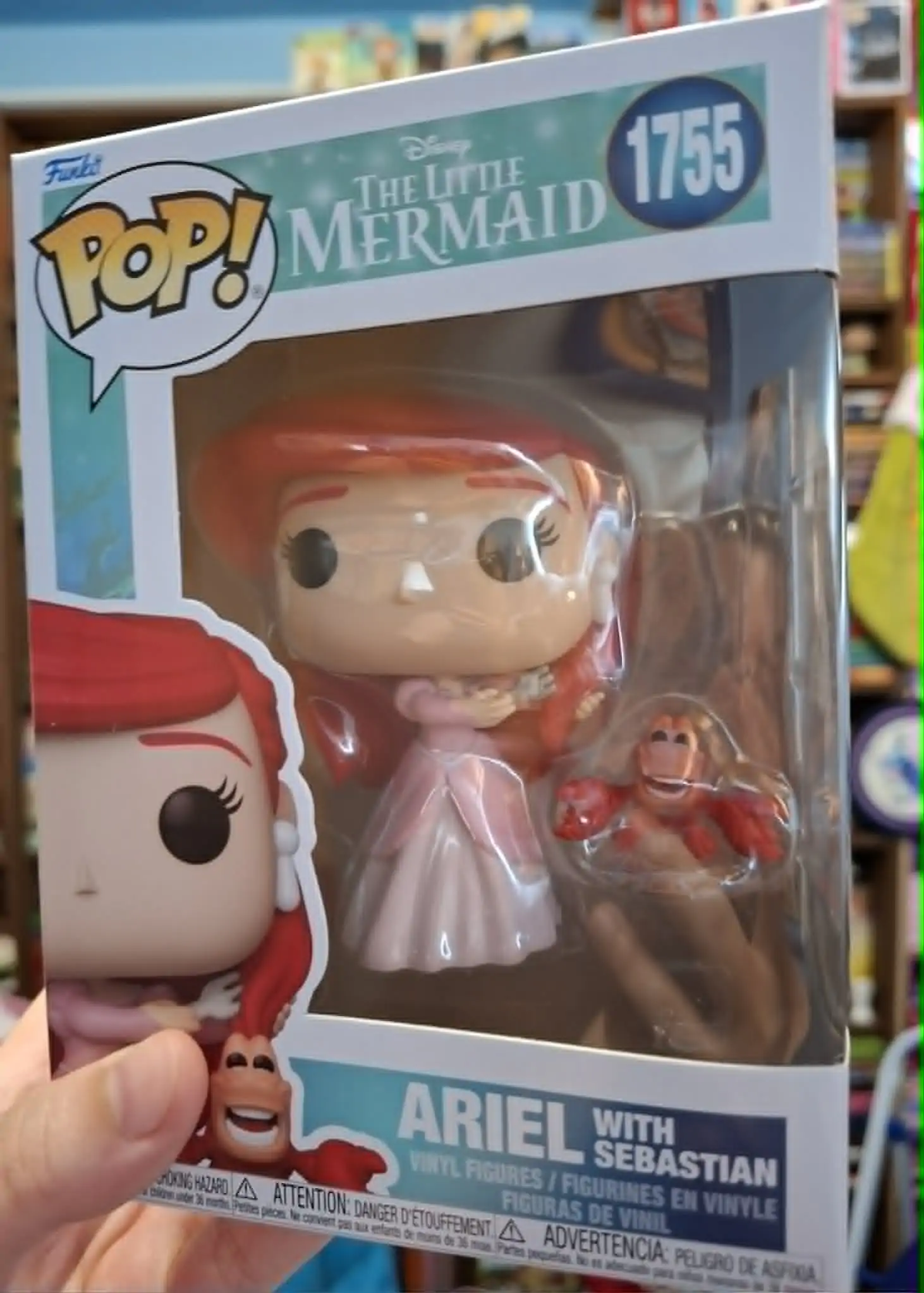 Funko POP figure Disney Buddy Ariel with Sebastian product photo