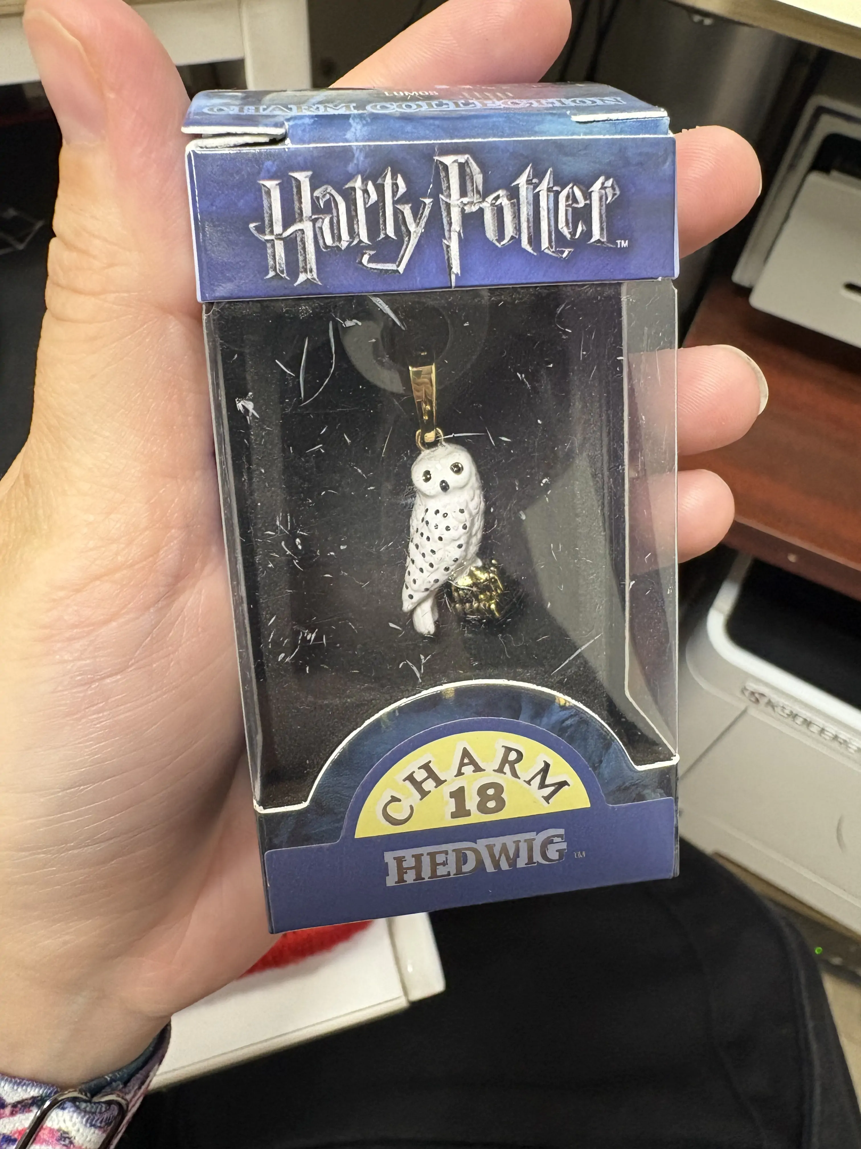 Harry Potter Bracelet Charm Lumos Hedwig product photo