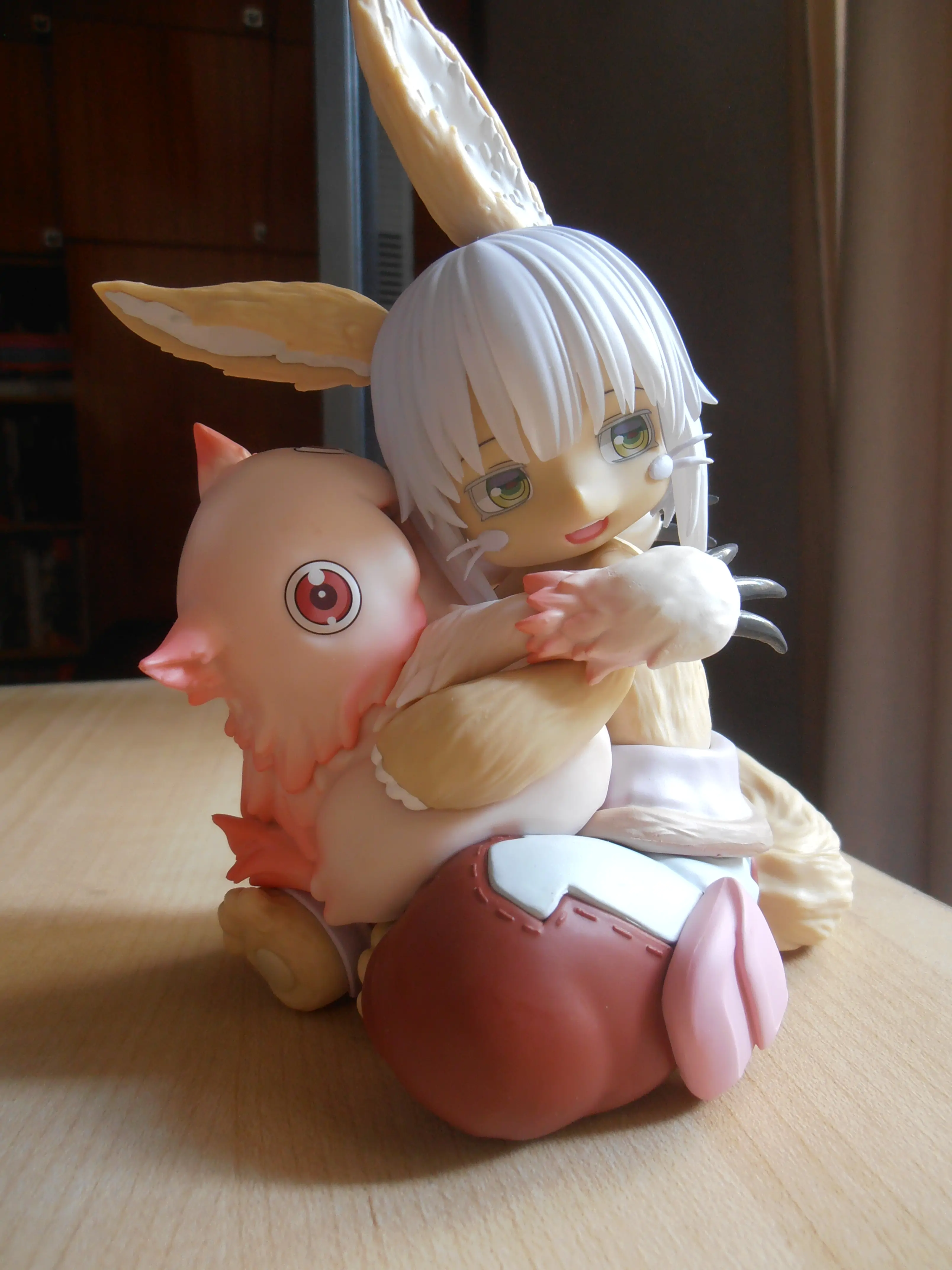 Made in Abyss: The Golden City of the Scorching Sun PVC Statue Desktop Cute Figure Nanachi &amp; Mitty Reissue 13 cm product photo