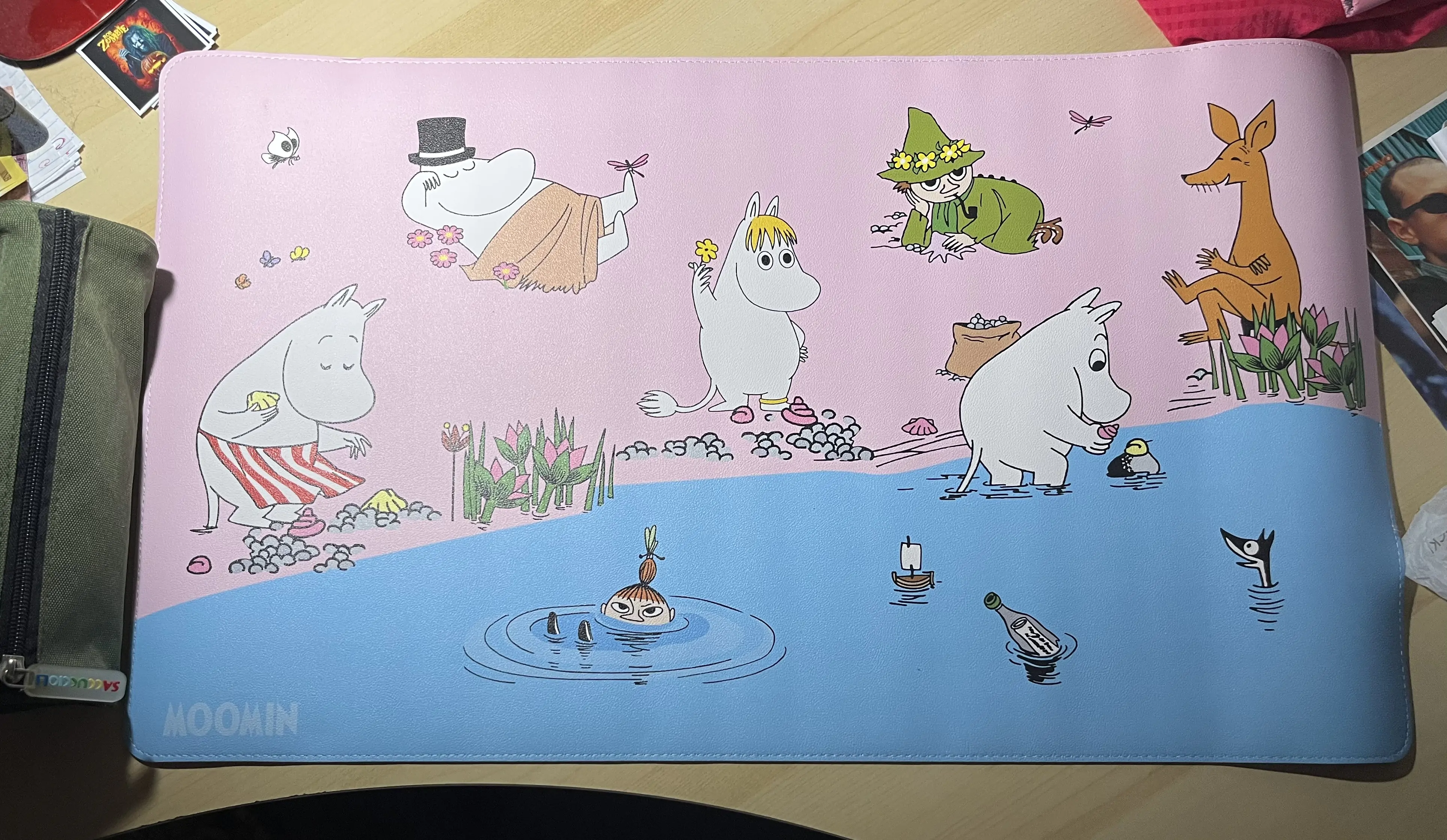 Moomin gaming desk mat product photo