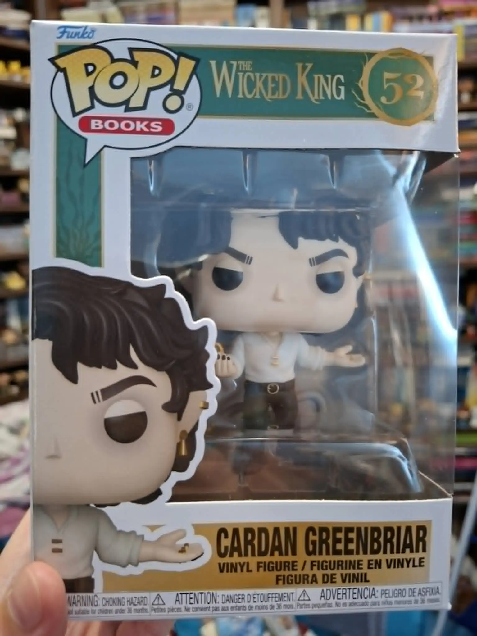Funko POP figure The Folk of the Air The Wicked King Cardan Greenbriar product photo