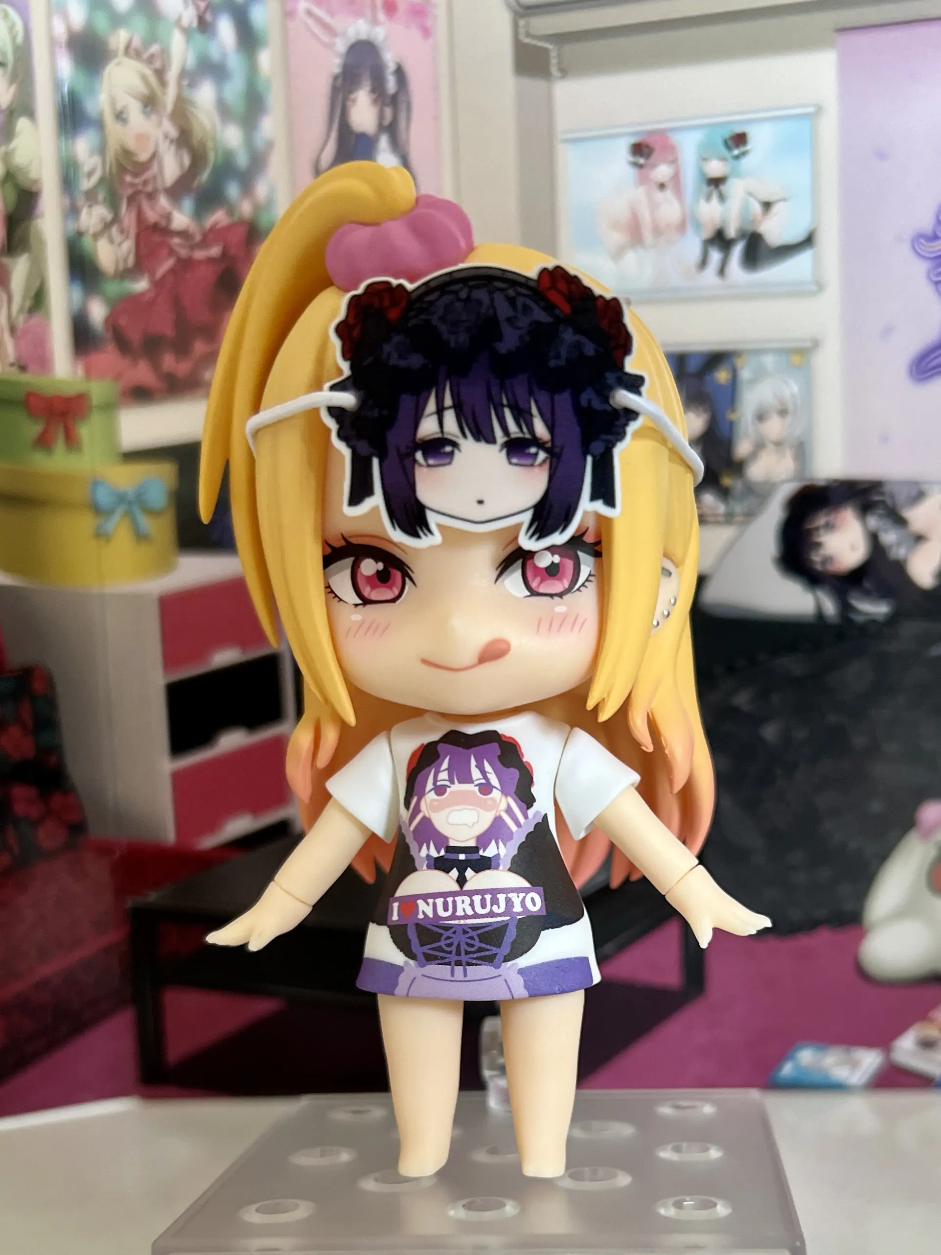 My Dress-Up Darling Nendoroid Action Figure Marin Kitagawa: Slippery Girls Full Graphic T-Shirt Ver. 10 cm product photo