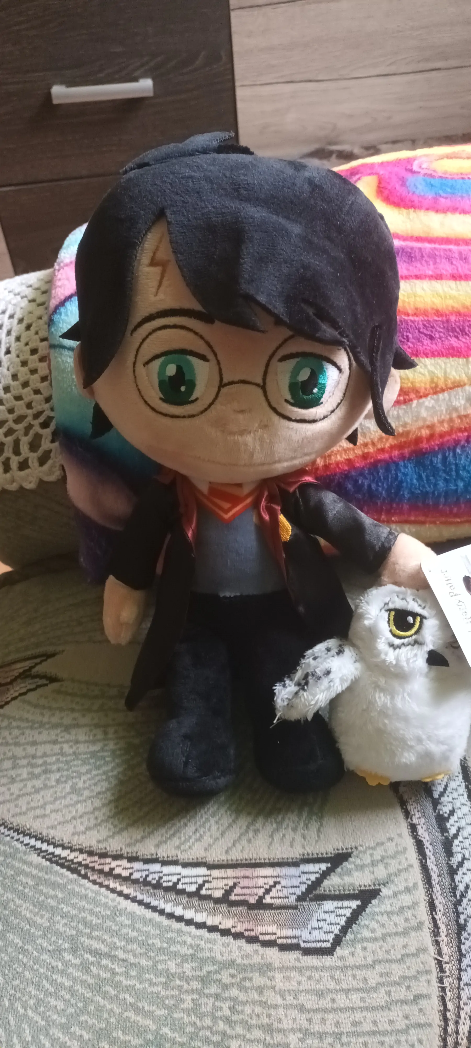 Harry Potter &amp; Hedwig plush toy 29cm product photo