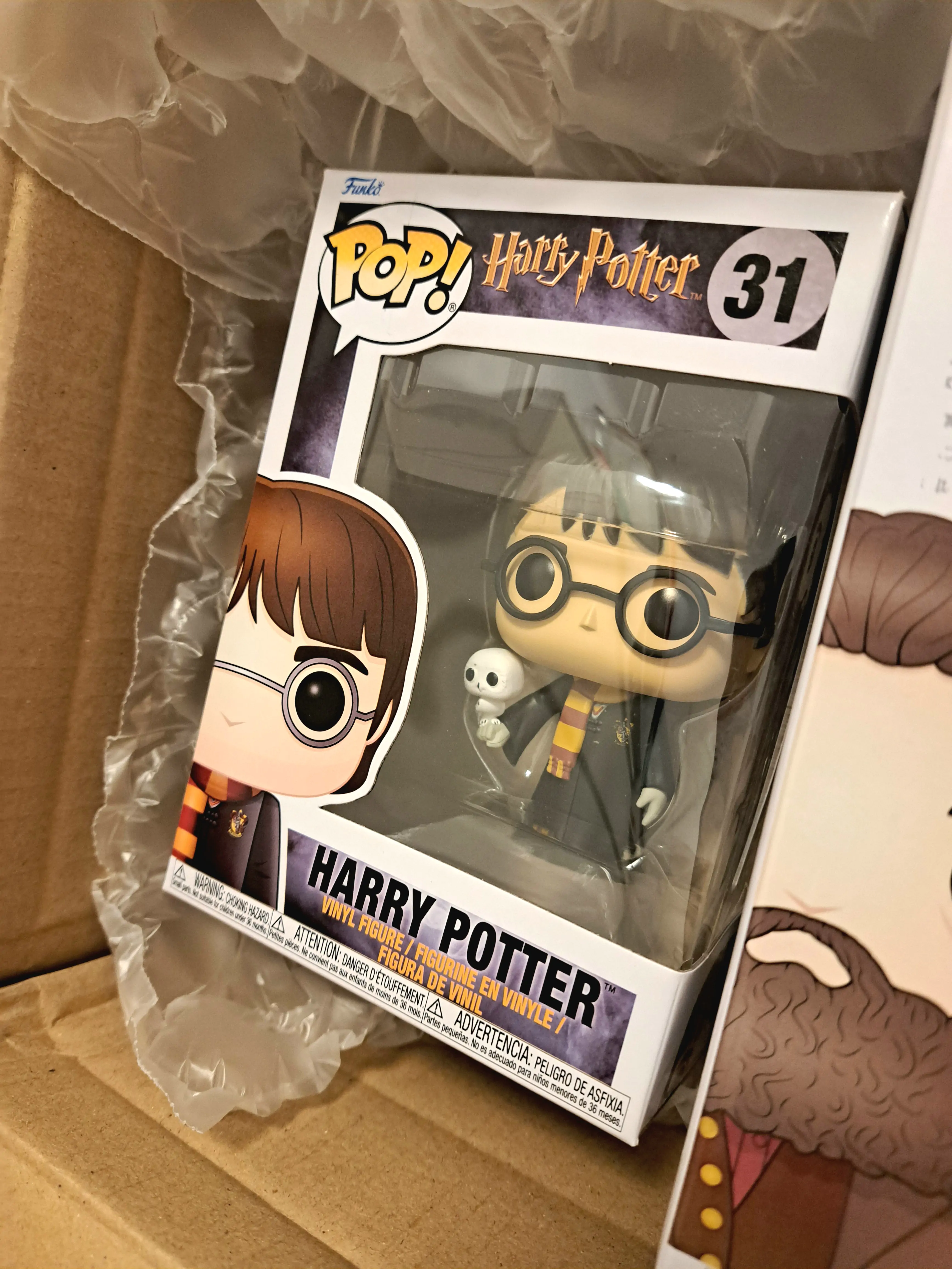 Harry Potter POP! Movies Vinyl Figure Harry with Hedwig 9 cm product photo