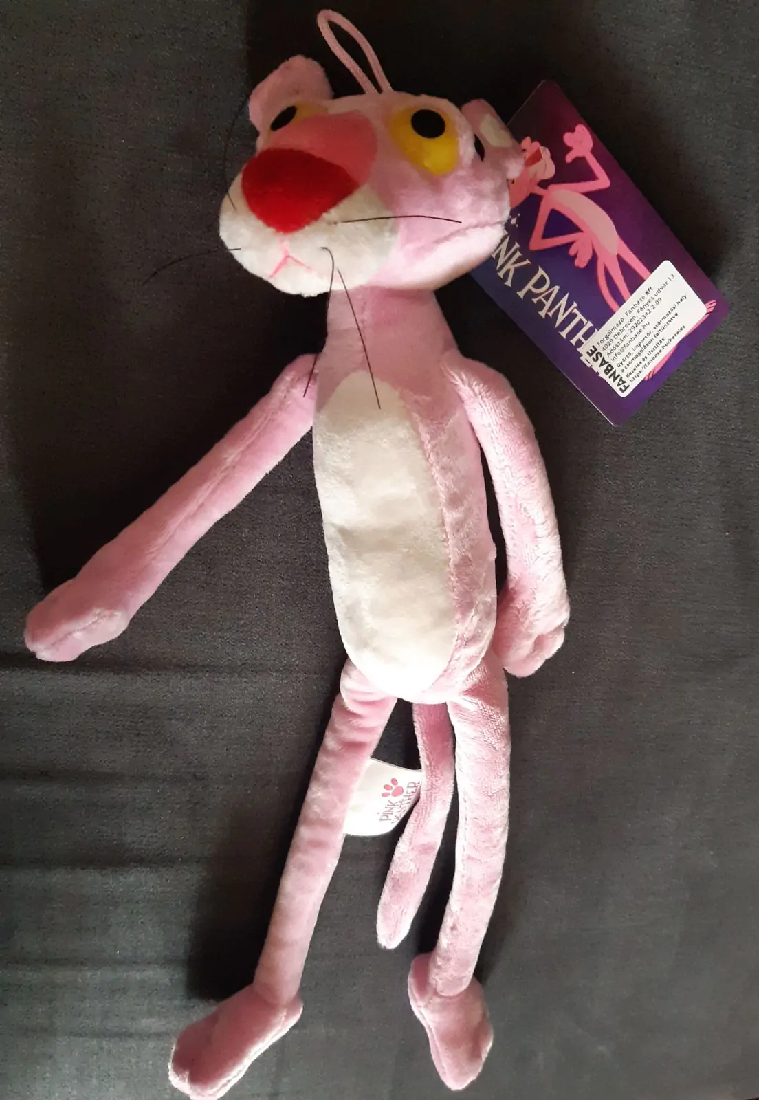 Pink Panther soft plush toy 30cm product photo
