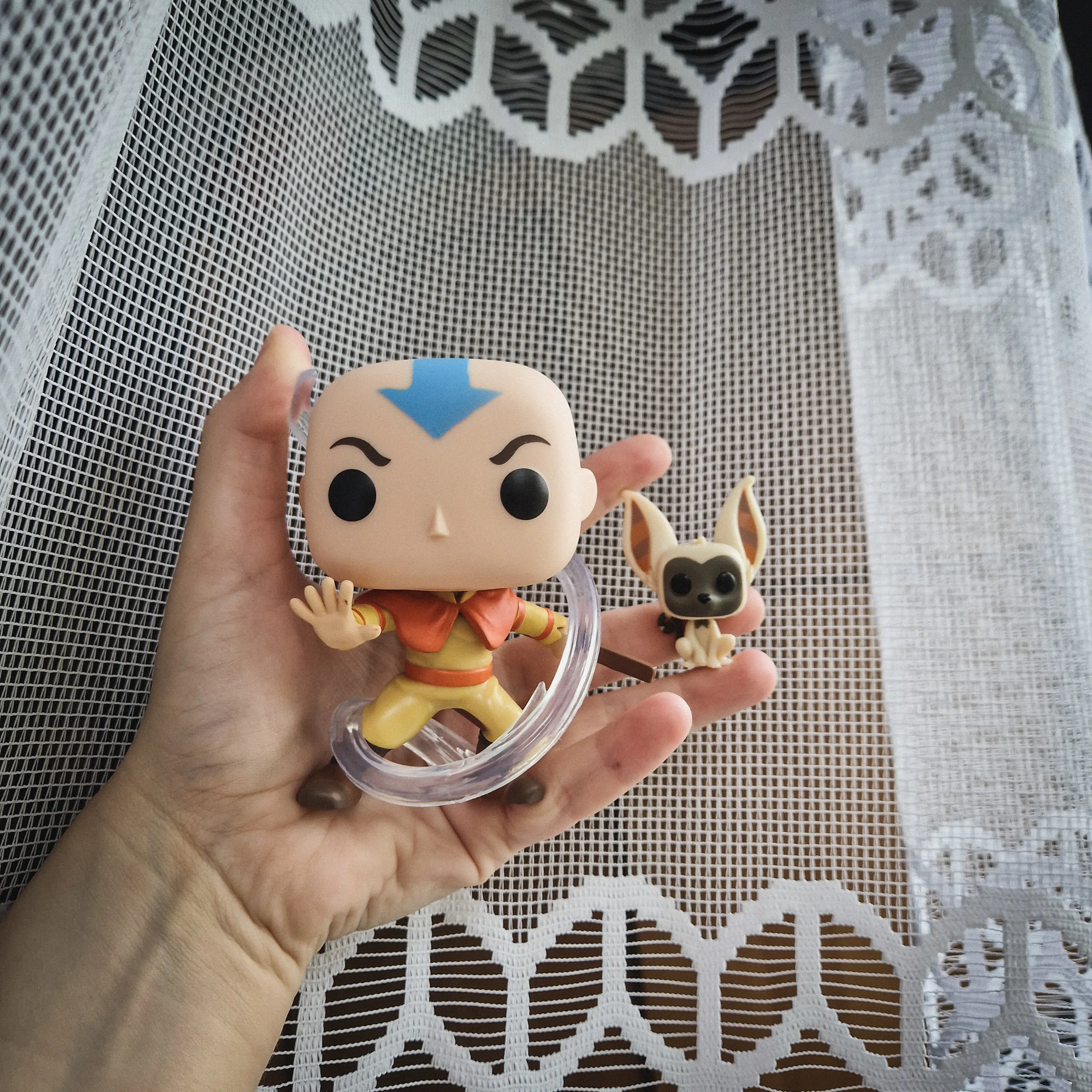 Avatar The Last Airbender POP! Animation Vinyl Figure Aang w/ Momo 9 cm termékfotó