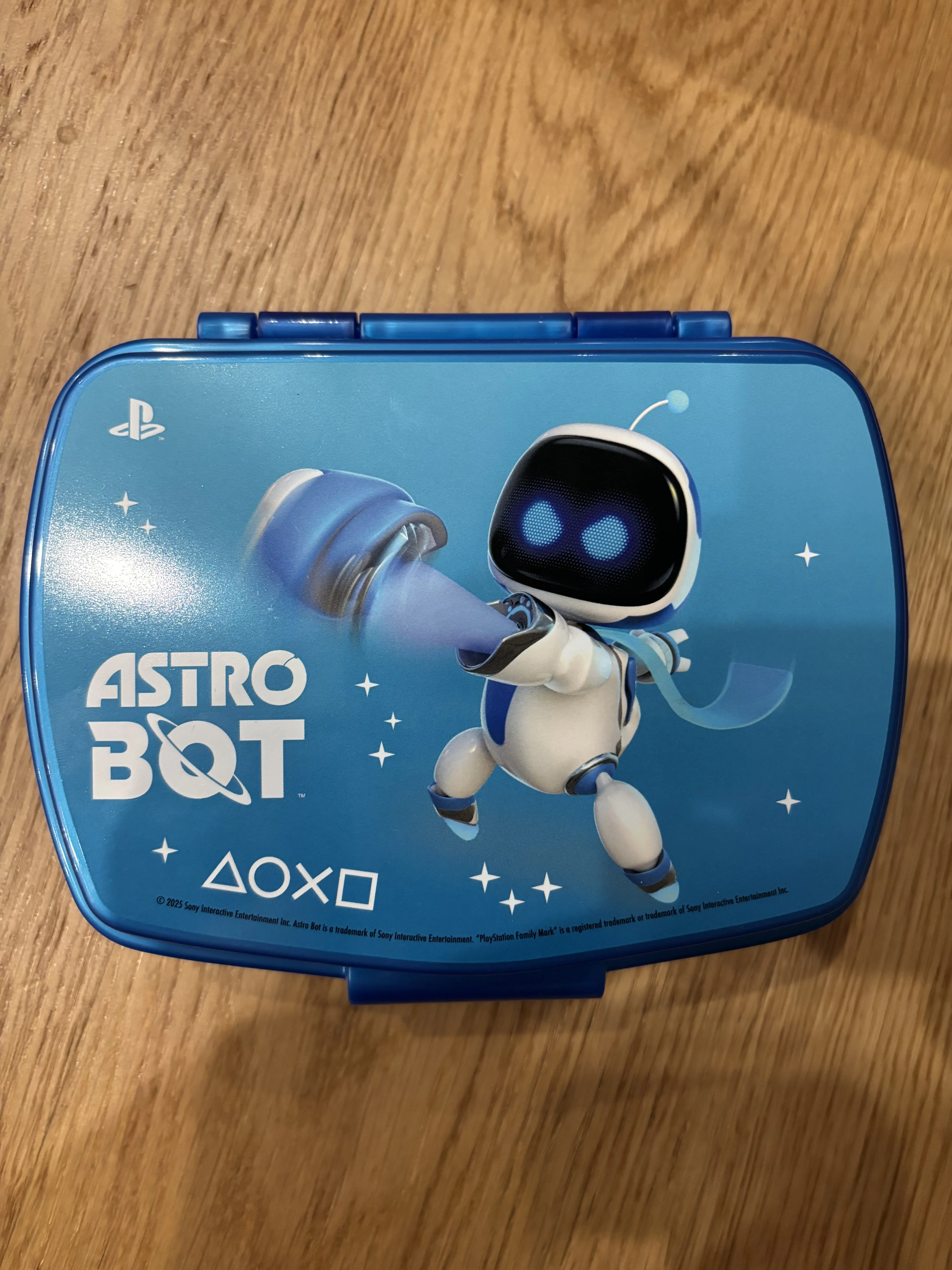 Playstation Astro Bot funny plastic sandwich box product photo
