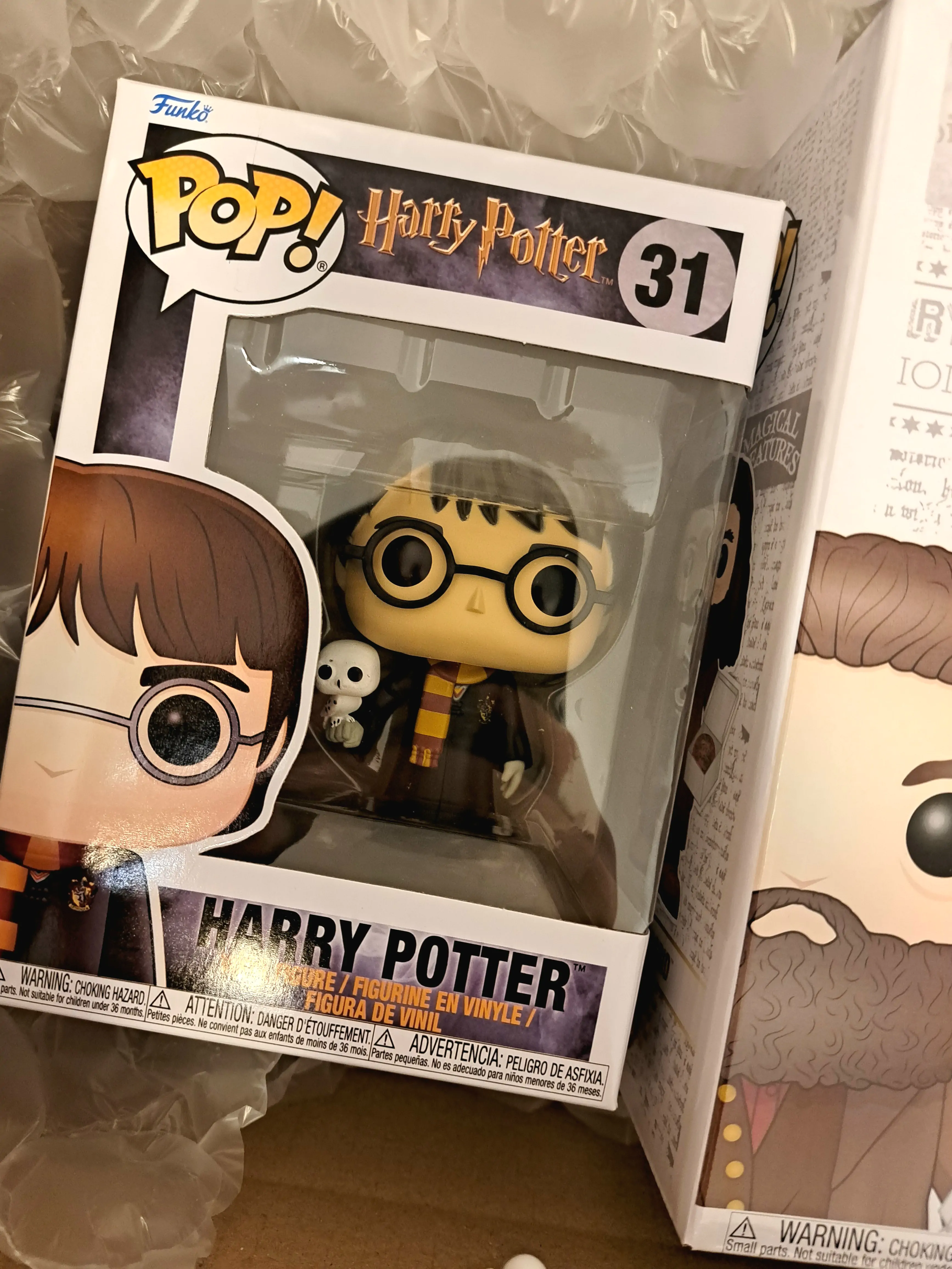 Harry Potter POP! Movies Vinyl Figure Harry with Hedwig 9 cm product photo
