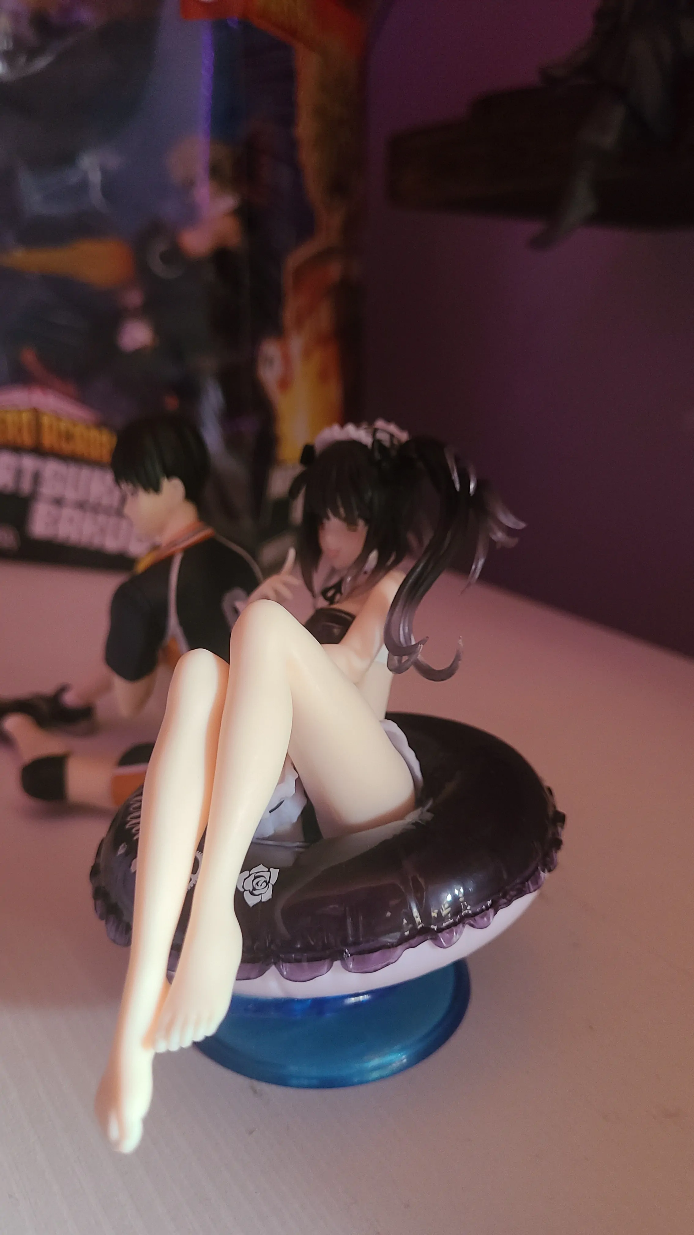 Date A Live IV PVC Statue Aqua Float Girls Figure Kurumi Tokisaki Renewal Edition 10 cm product photo