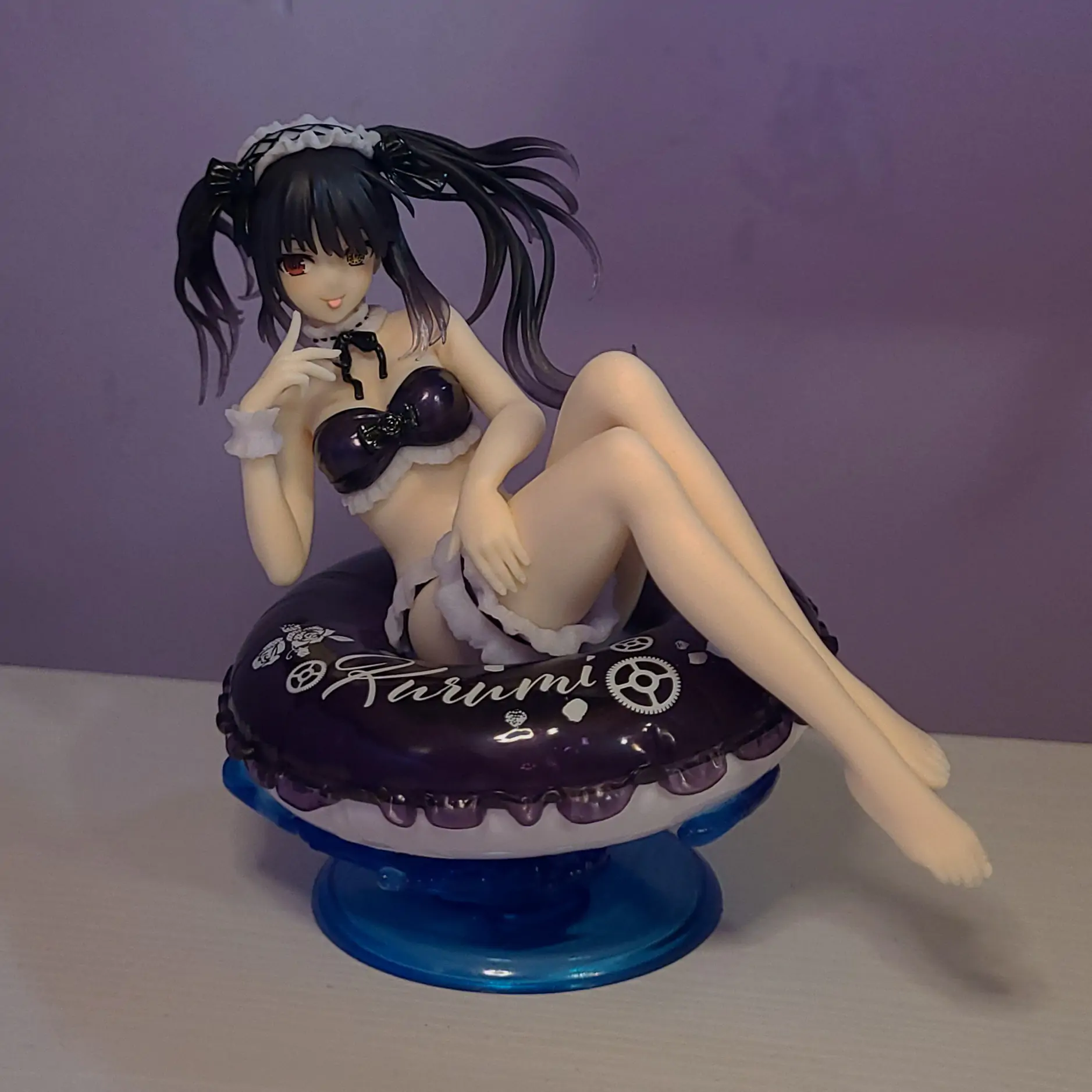 Date A Live IV PVC Statue Aqua Float Girls Figure Kurumi Tokisaki Renewal Edition 10 cm product photo
