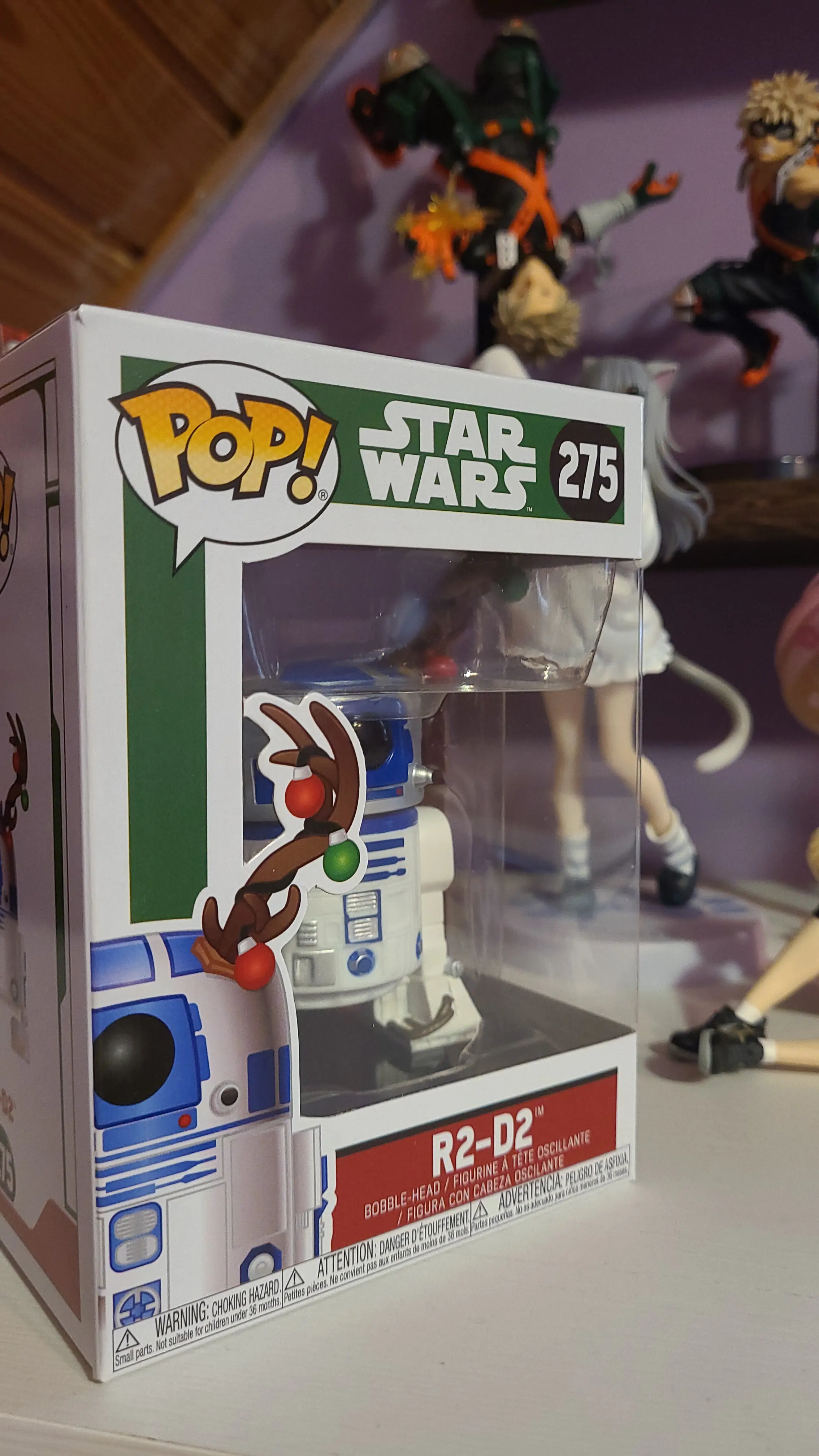 POP figure Star Wars Holiday R2-D2 with Antlers product photo