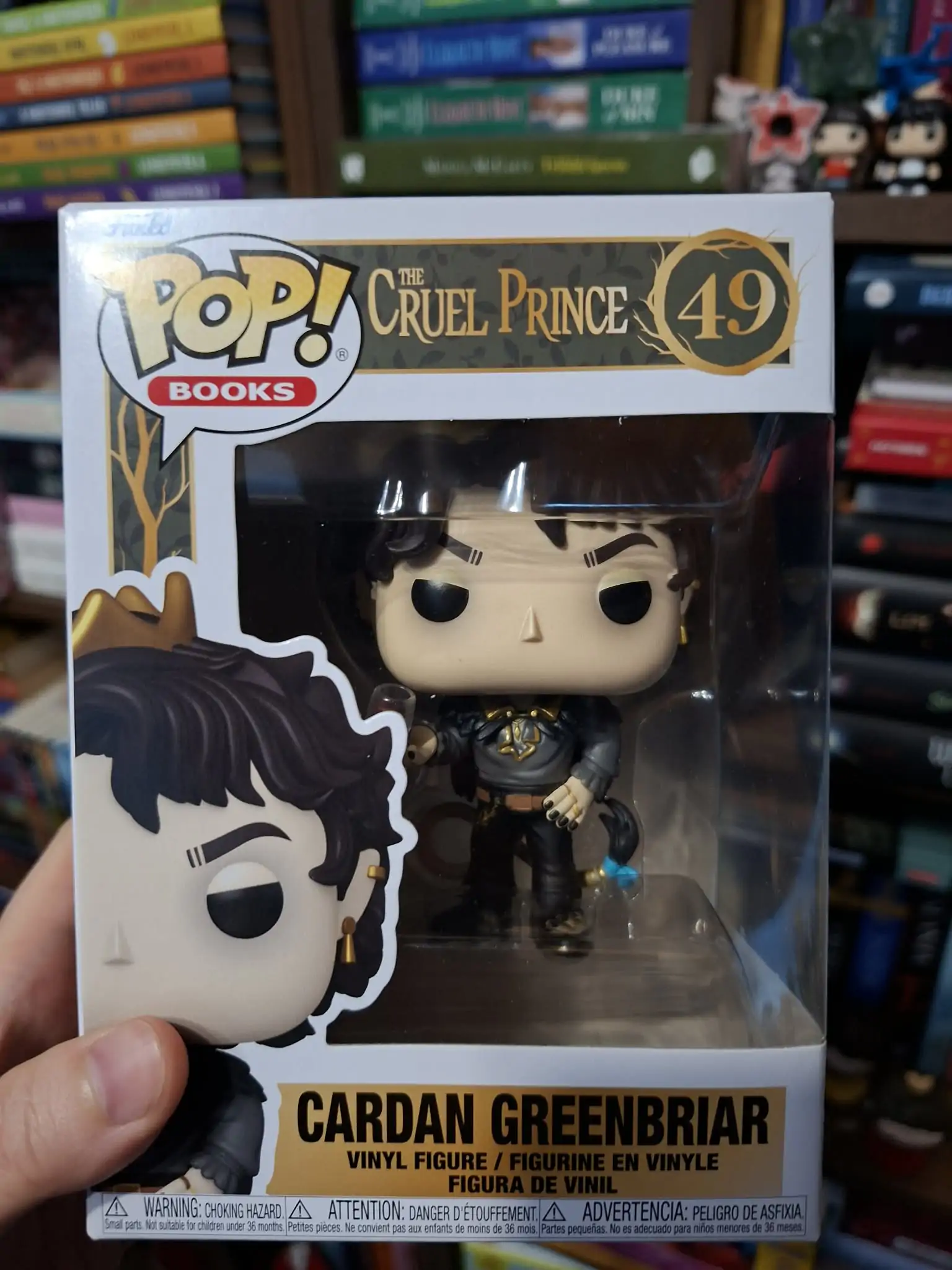 Funko POP figure The Folk of the Air The Cruel Prince Cardan Greenbriar product photo