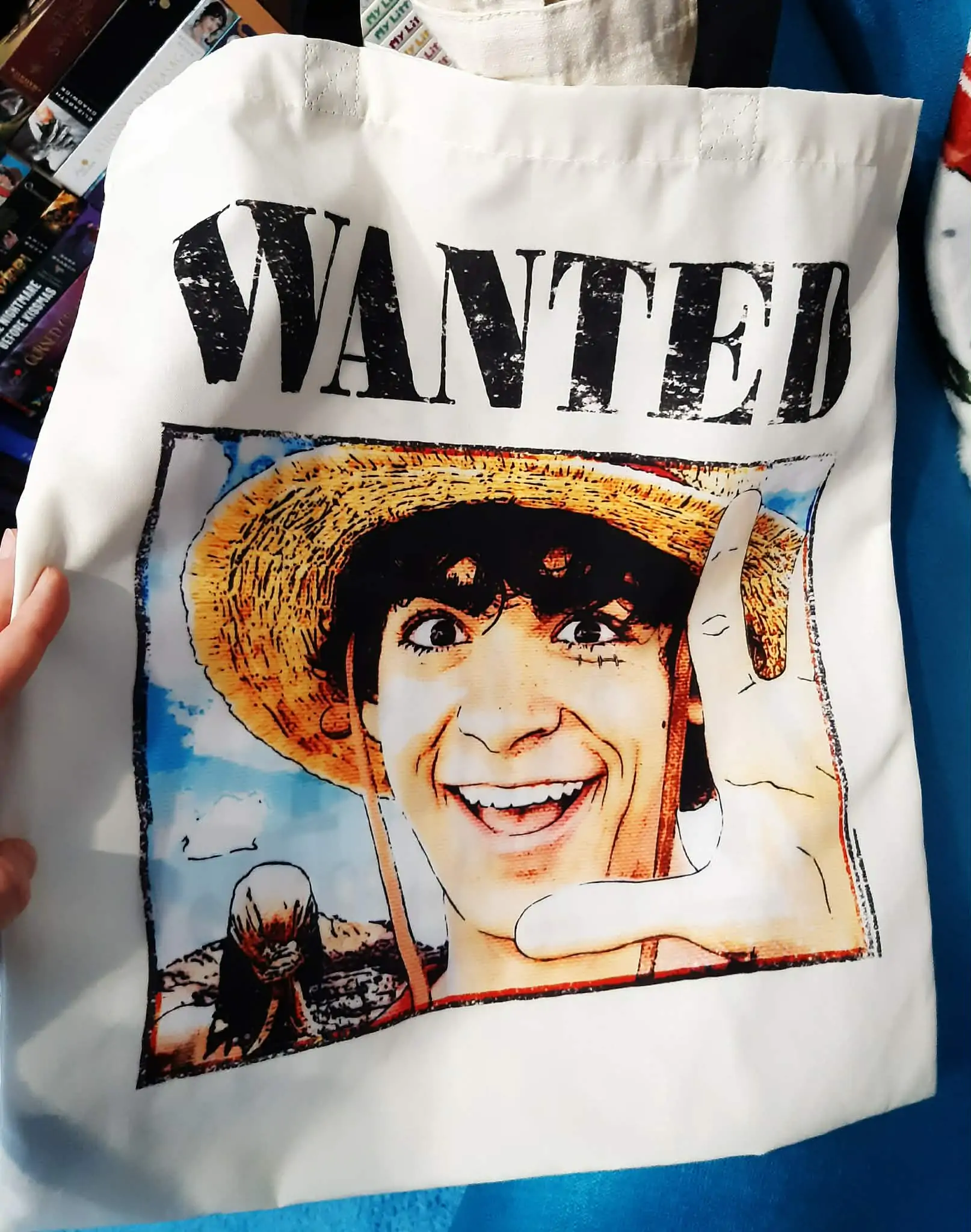 One Piece Tote Bag Wanted Luffy product photo