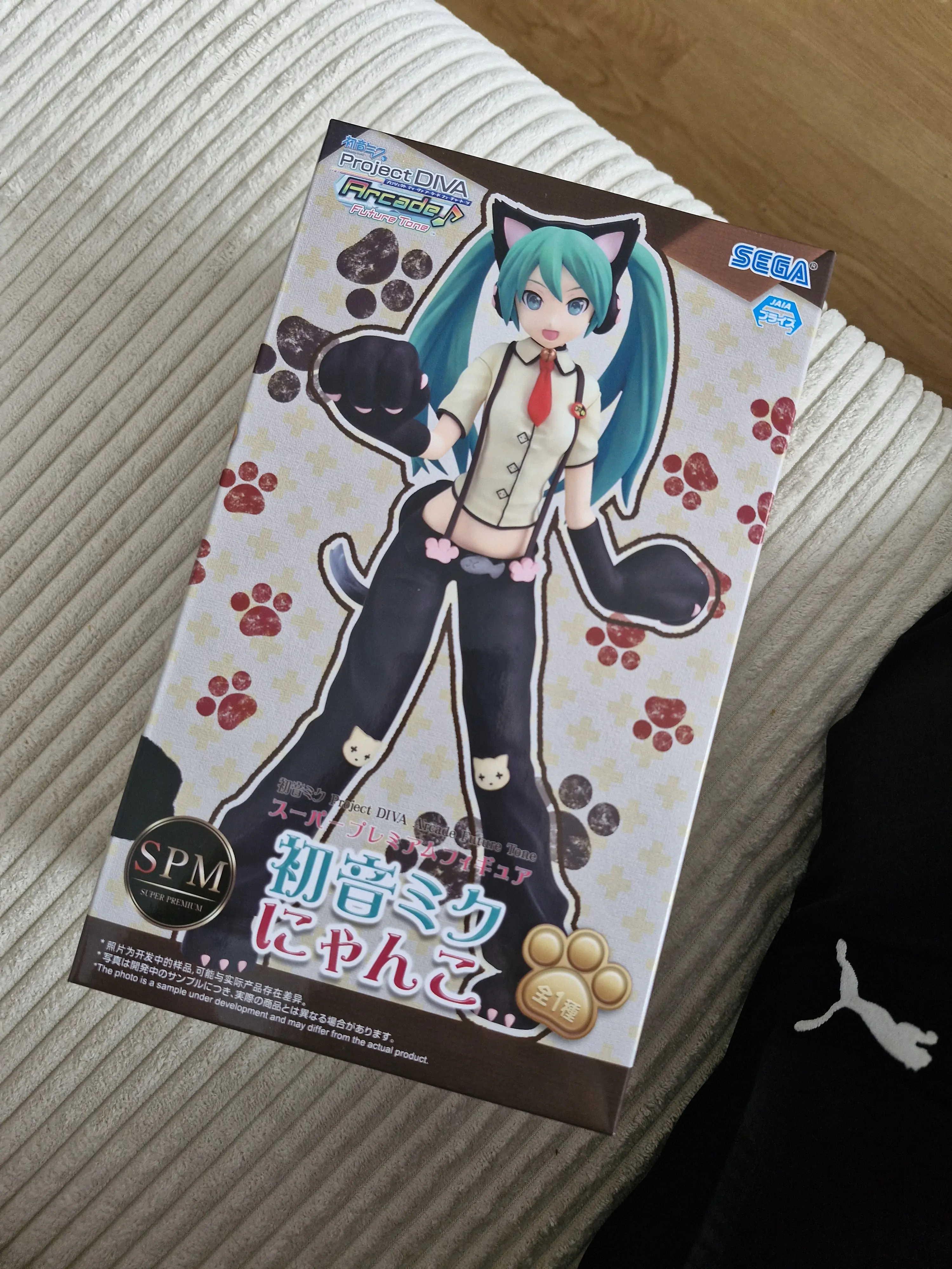 Hatsune Miku Project DIVA Arcade Future Tone SPM PVC Statue Hatsune Miku Kitty Cat 23 cm product photo