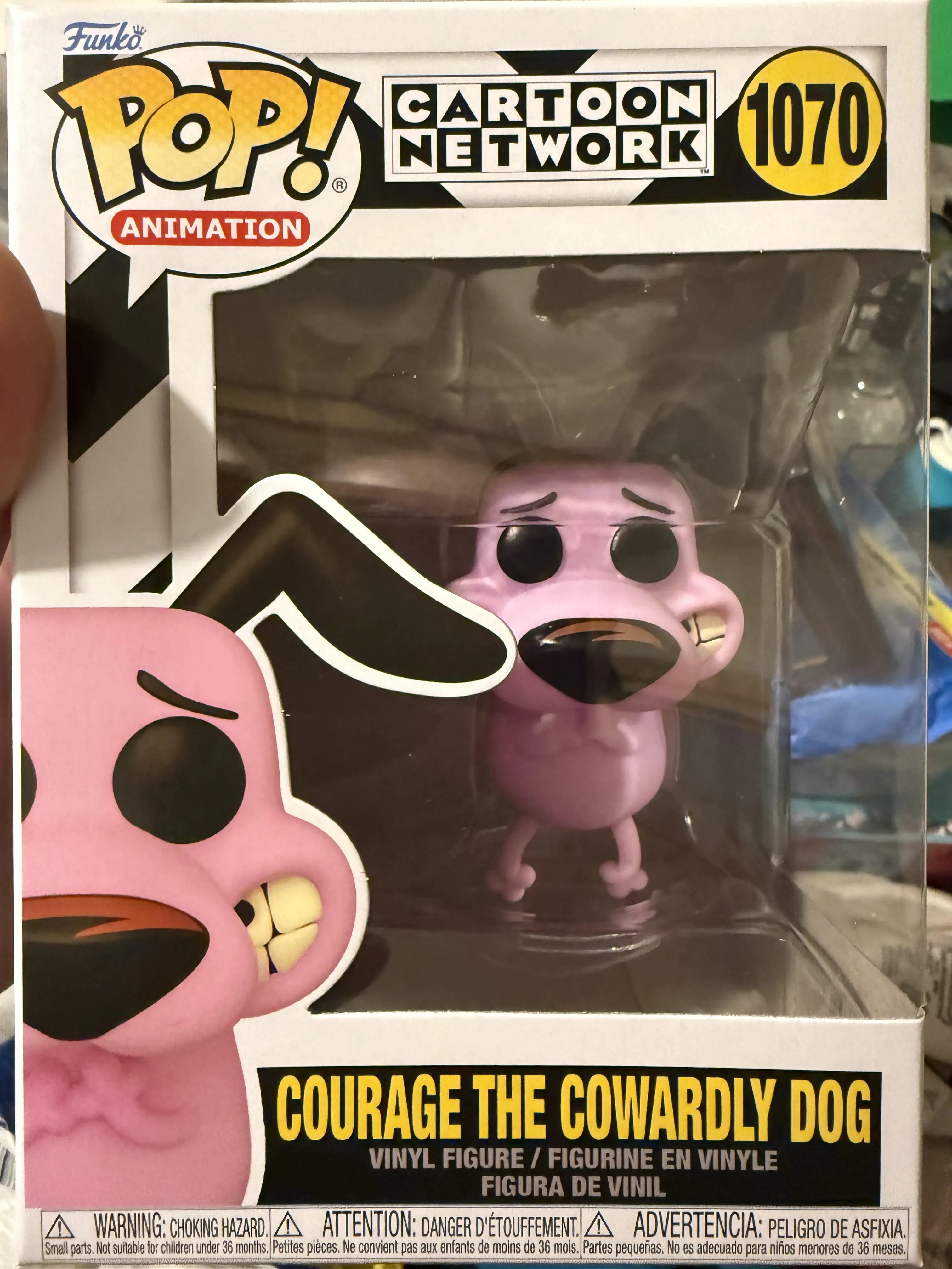 Courage the Cowardly Dog POP! Animation Vinyl Figure Courage 9 cm product photo
