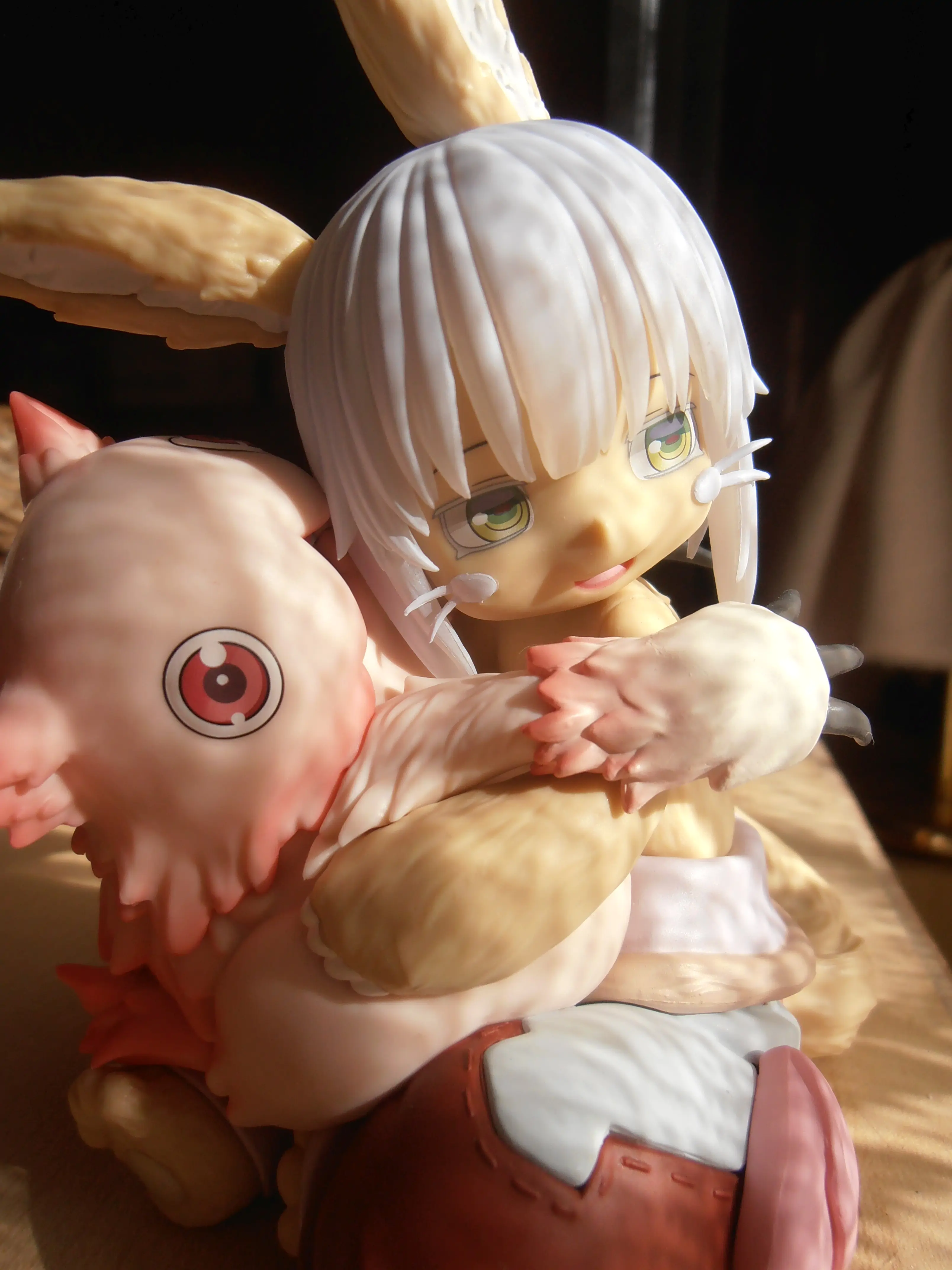 Made in Abyss: The Golden City of the Scorching Sun PVC Statue Desktop Cute Figure Nanachi &amp; Mitty Reissue 13 cm product photo