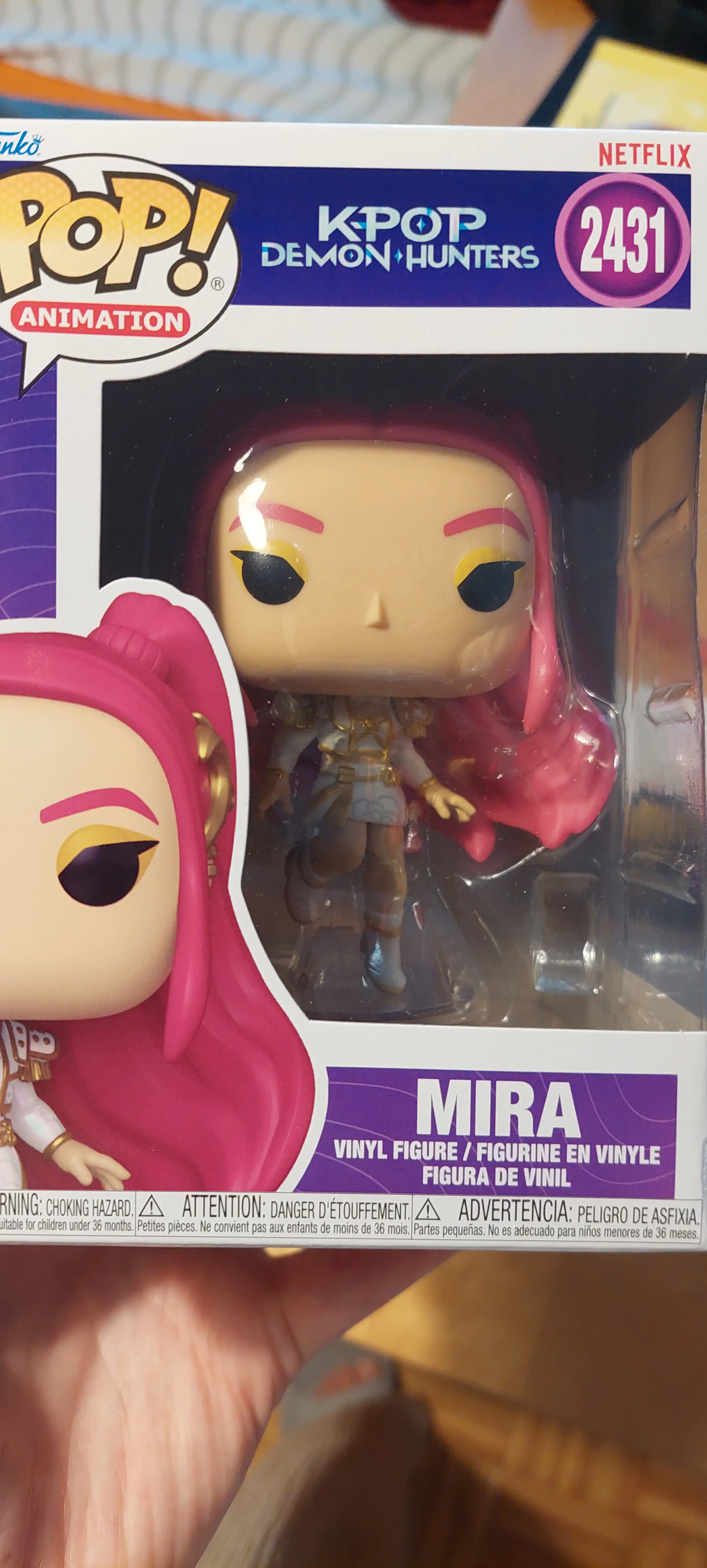 KPop Demon Hunters Funko POP! Animation Vinyl Figure Mira 9 cm product photo