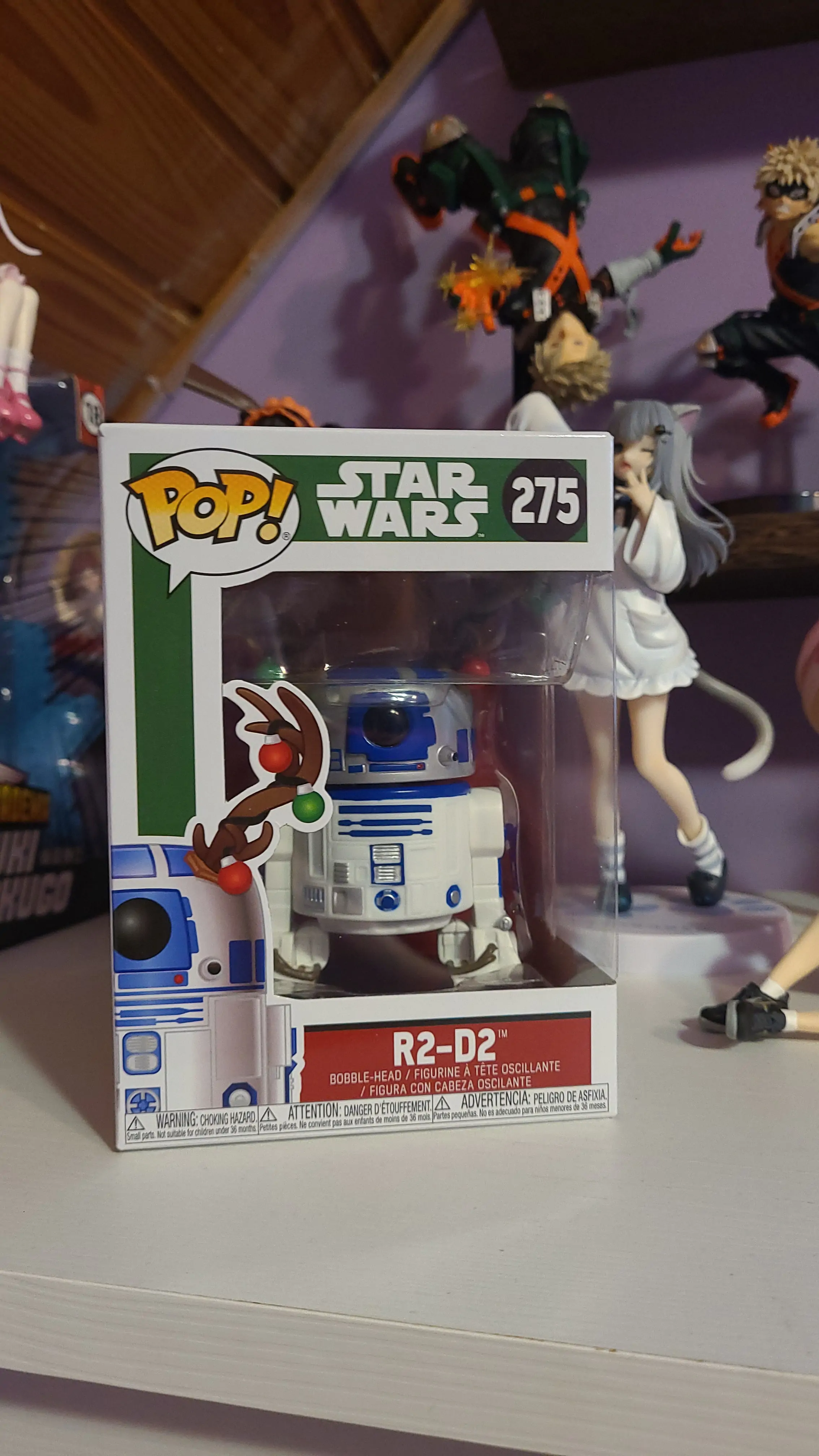 POP figure Star Wars Holiday R2-D2 with Antlers product photo