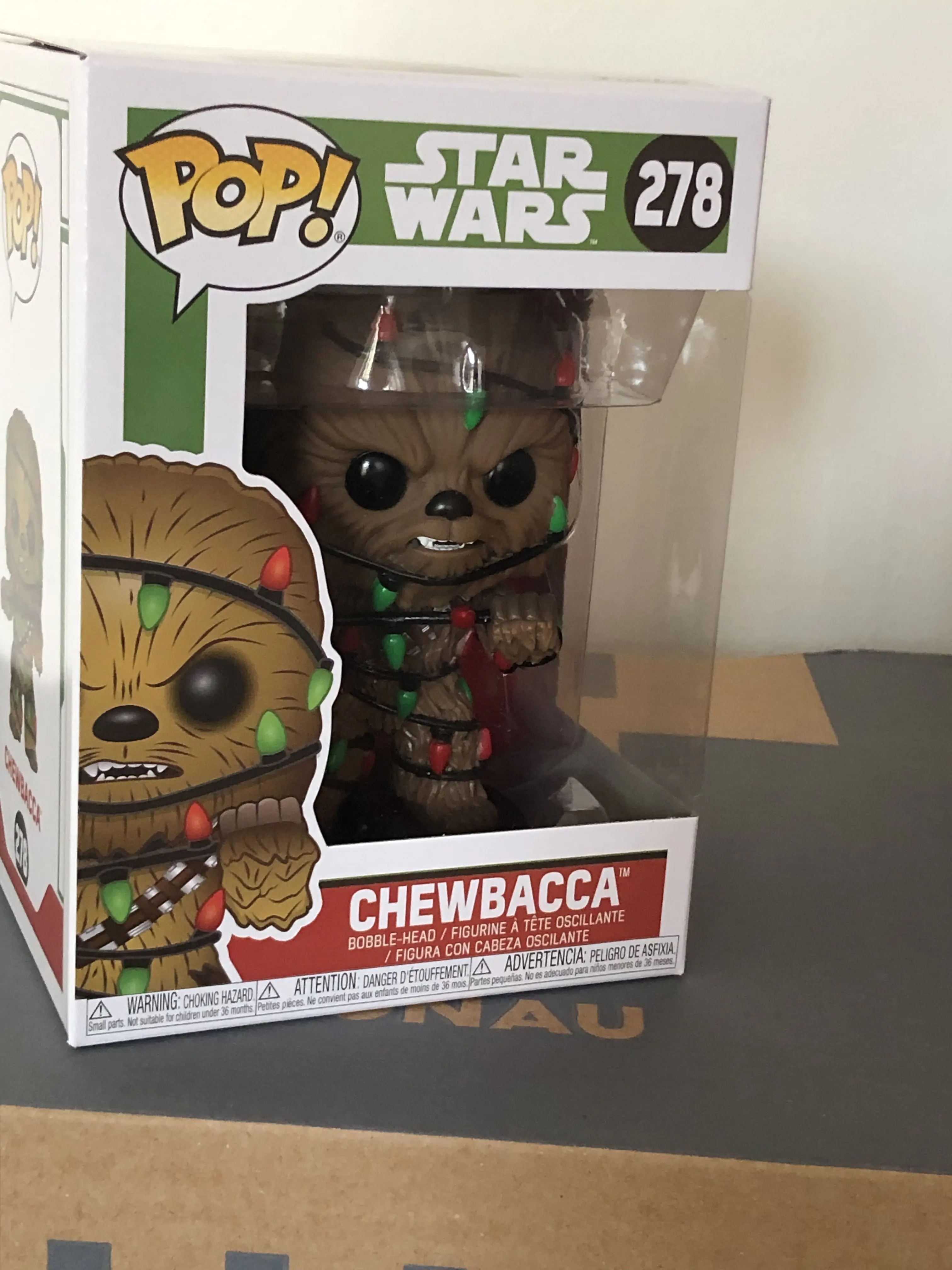 POP figure Star Wars Holiday Chewie with Lights product photo