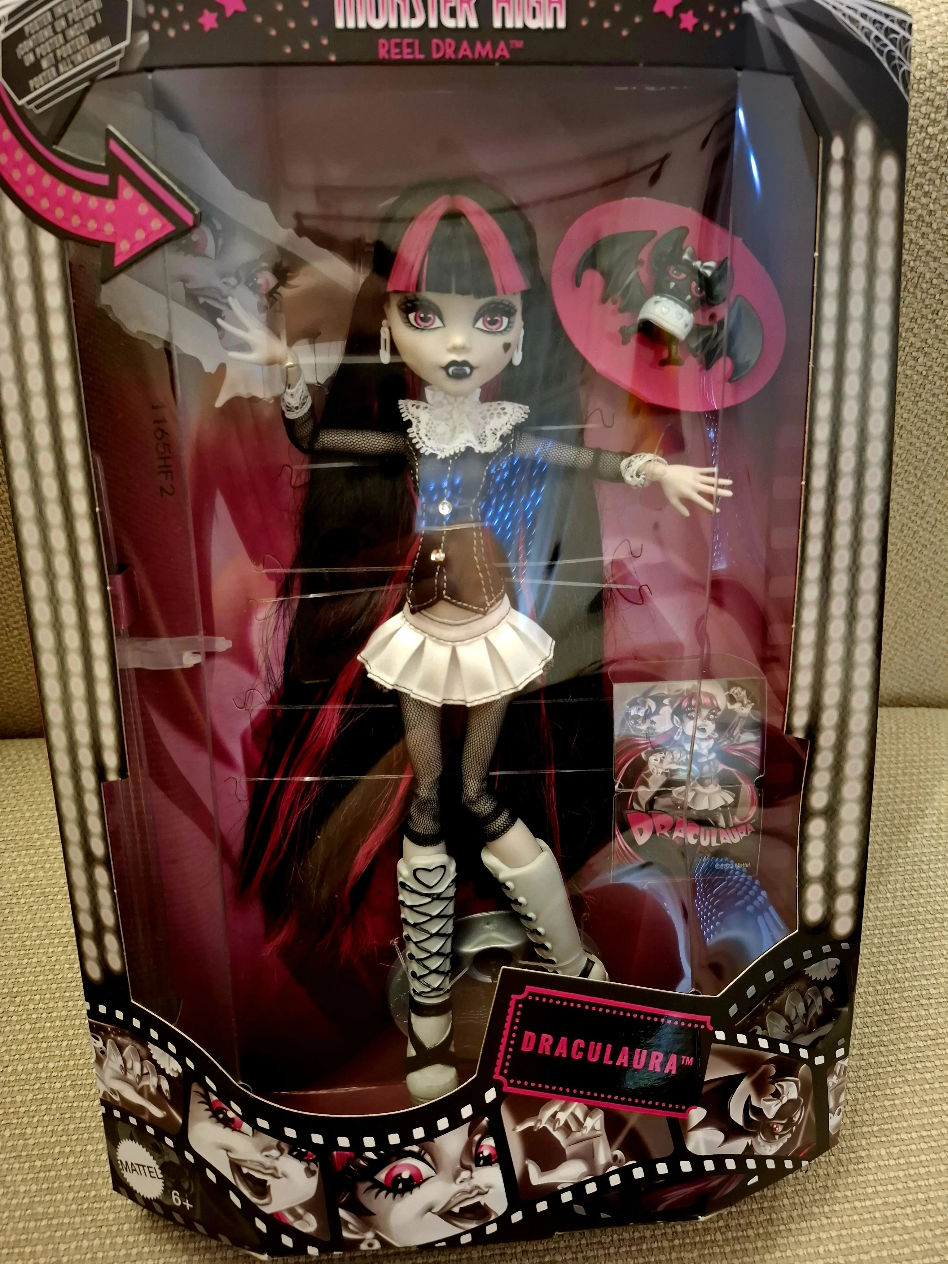 Monster High Reel Drama Draculaura doll product photo