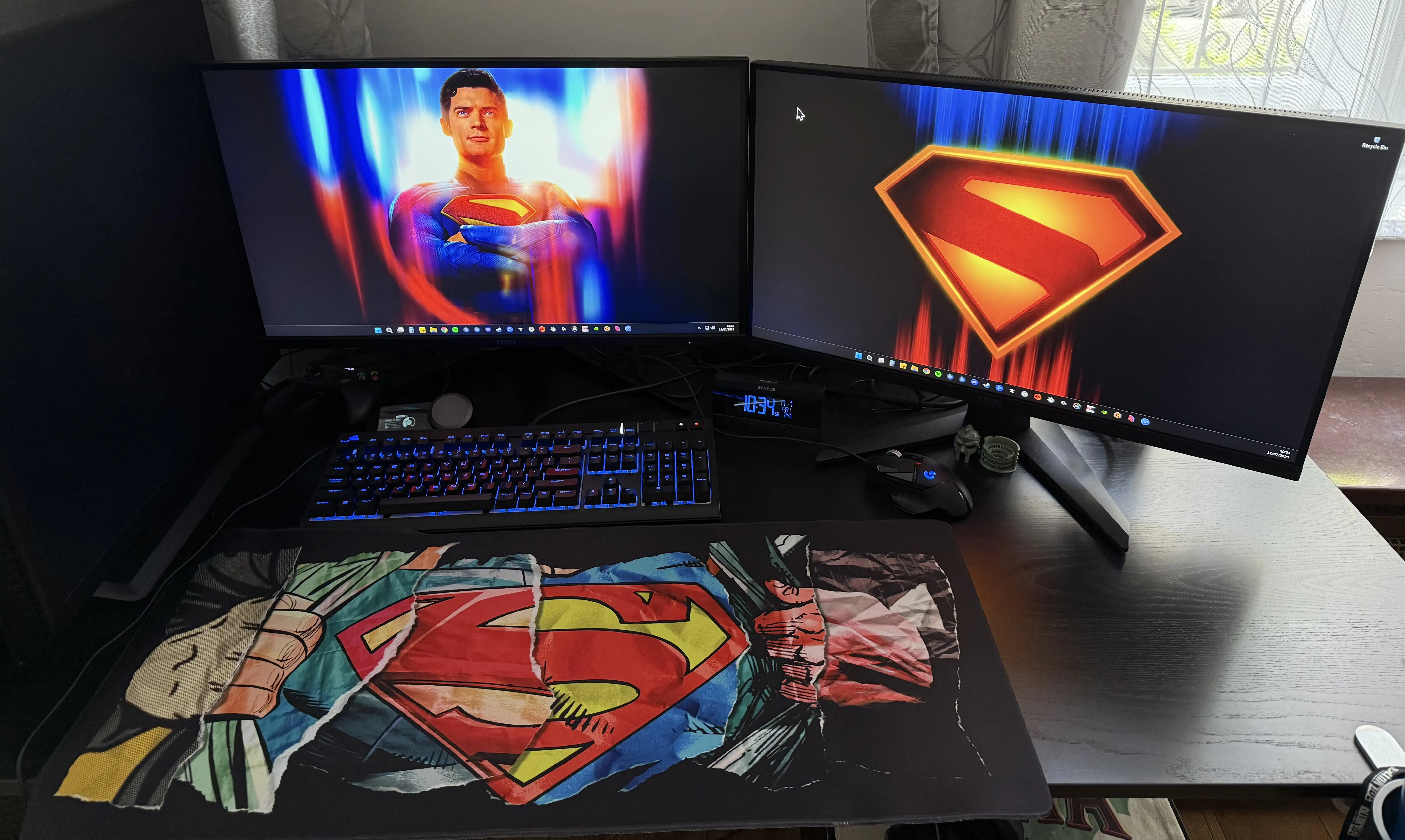 Superman desk mat product photo