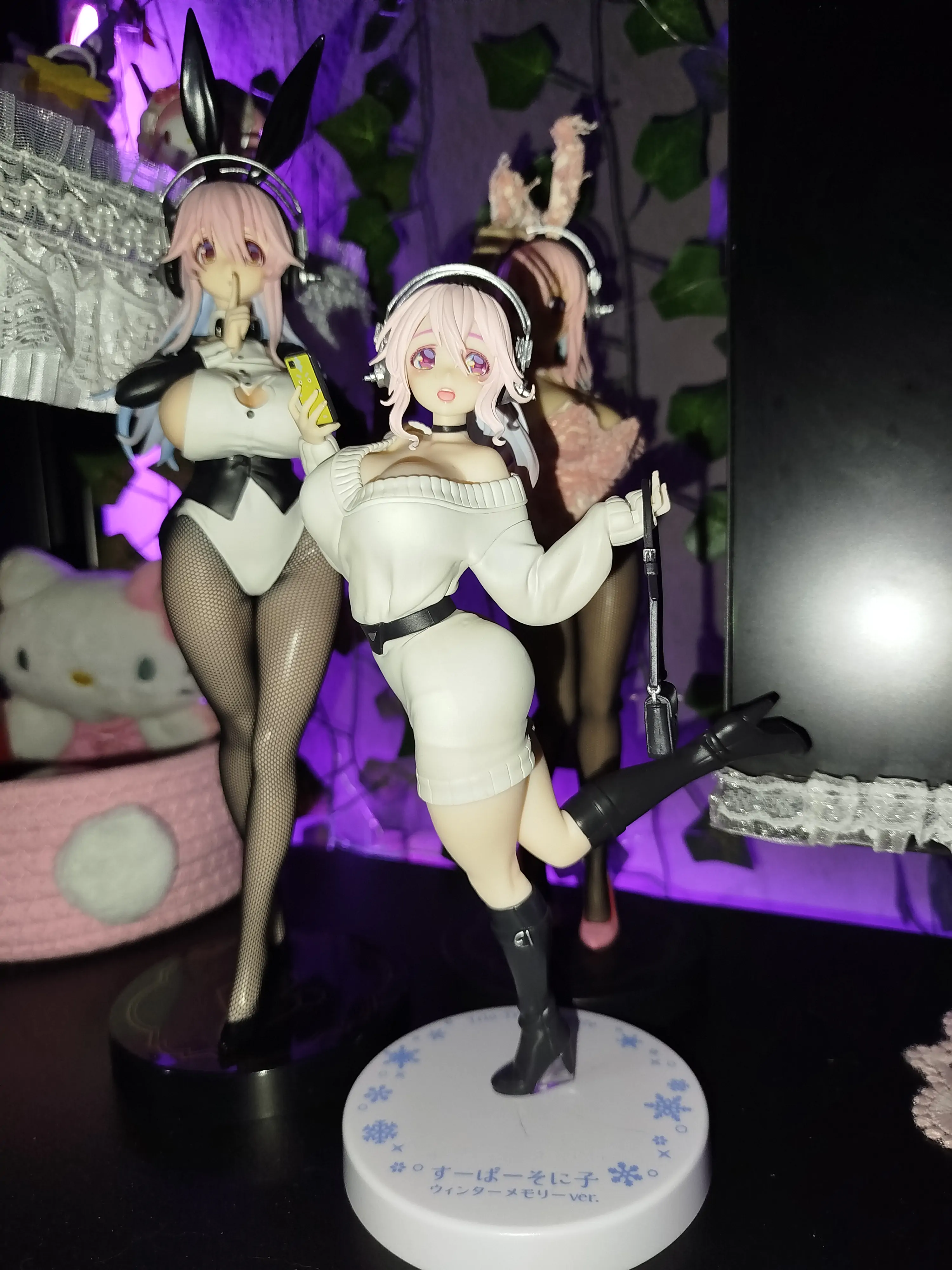 Super Sonico Trio-Try-iT PVC Statue Winter Memory Ver. 21 cm product photo