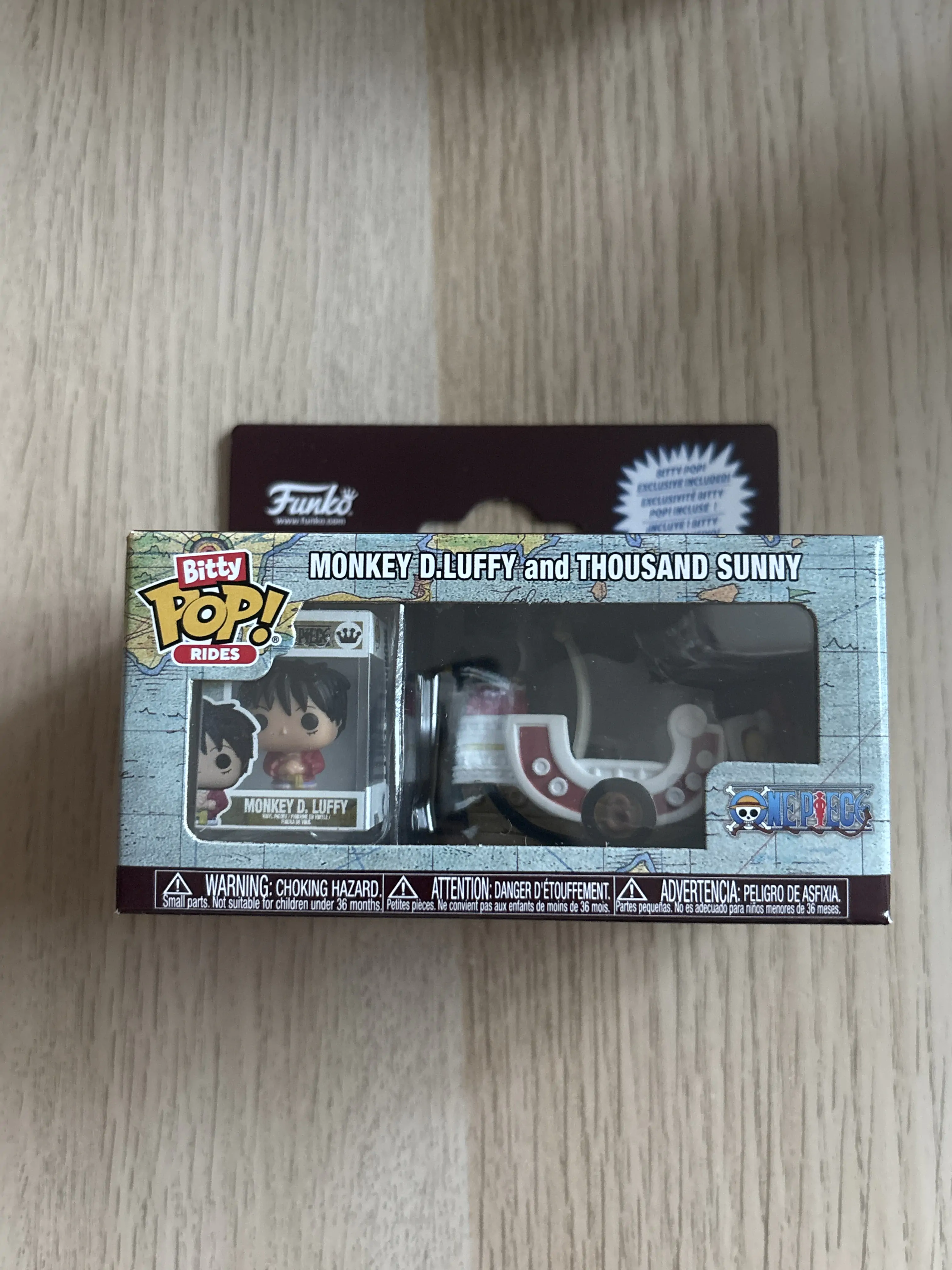Bitty Funko POP figure Ride One Pice Monkey D.Luffy and Thousand Sunny product photo